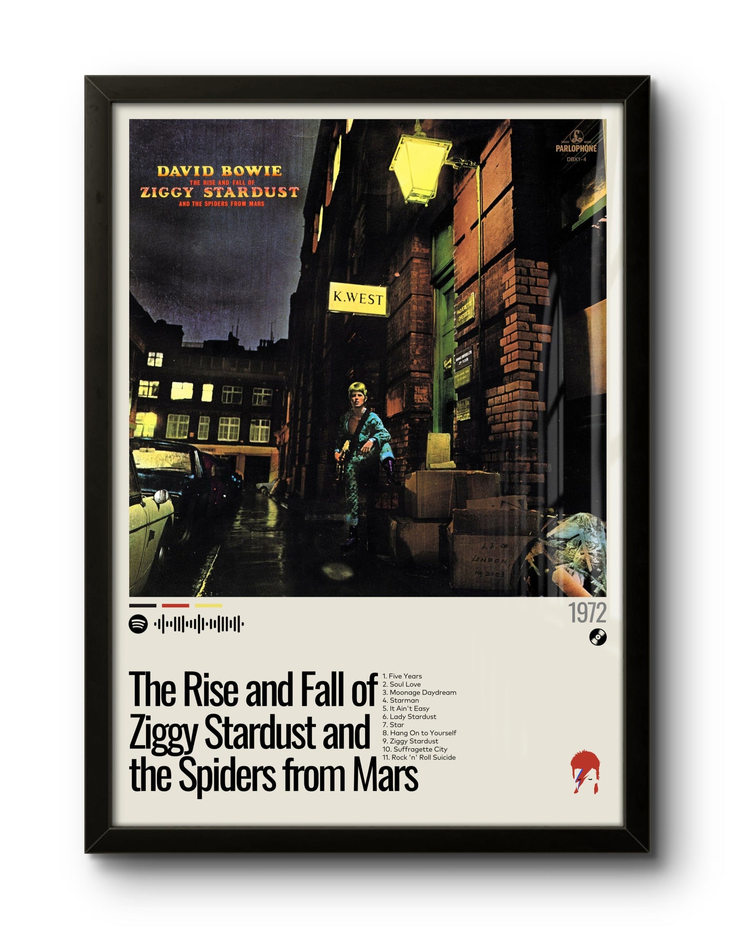 Quadro: The Rise and Fall of Ziggy Stardust and the Spiders from Mars (1972) by David Bowie