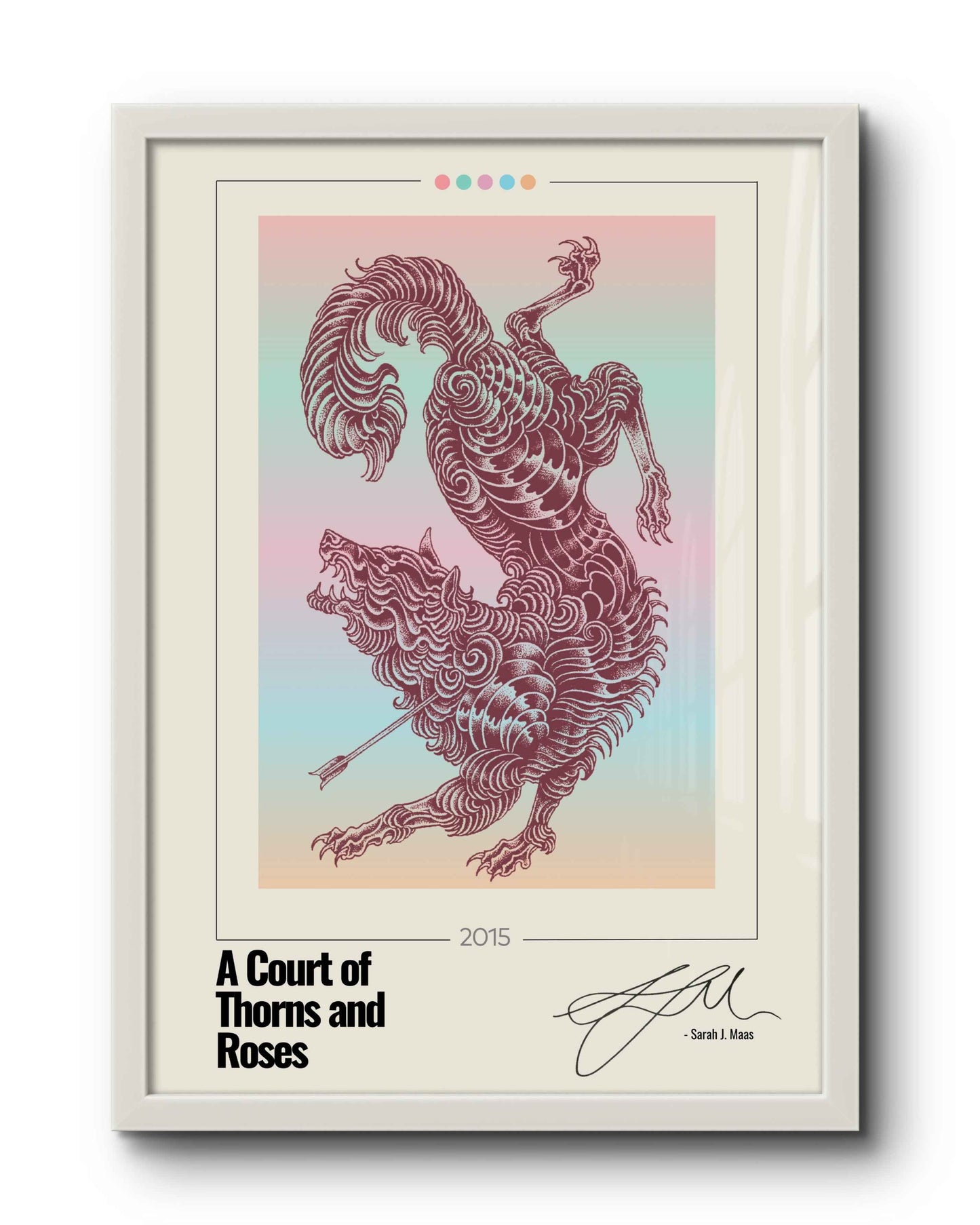 Quadro: A Court of Thorns and Roses (2015) by Sarah J. Maas