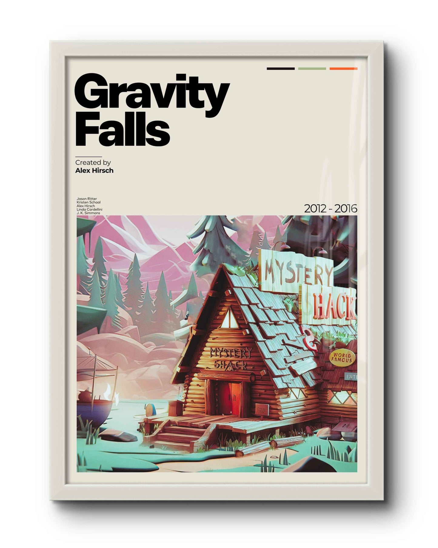 Quadro: Gravity Falls (2012)