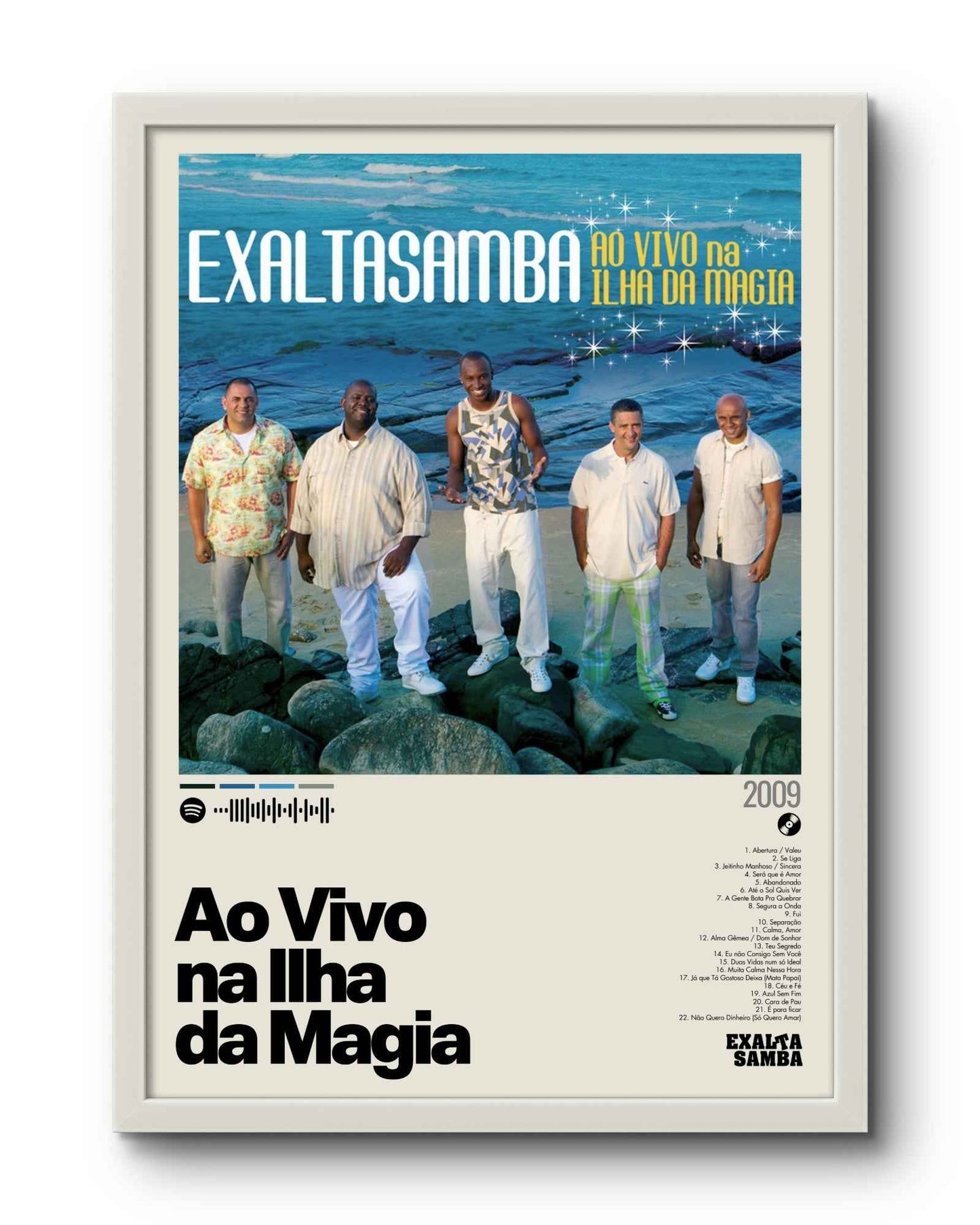 Quadro: Ao Vivo na Ilha da Magia (2009) por Exaltasamba