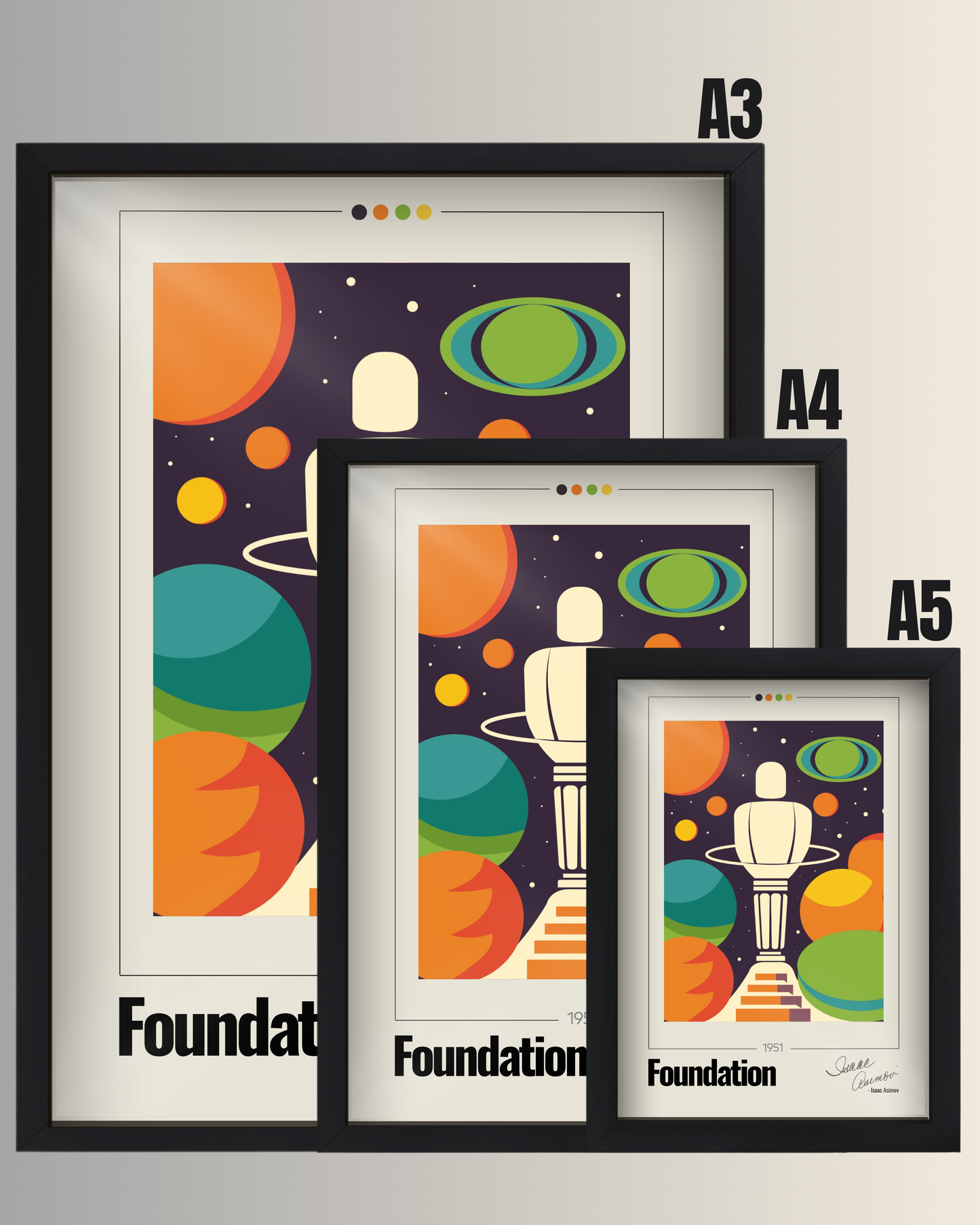 Quadro: Fundação (1951) by Isaac Asimov