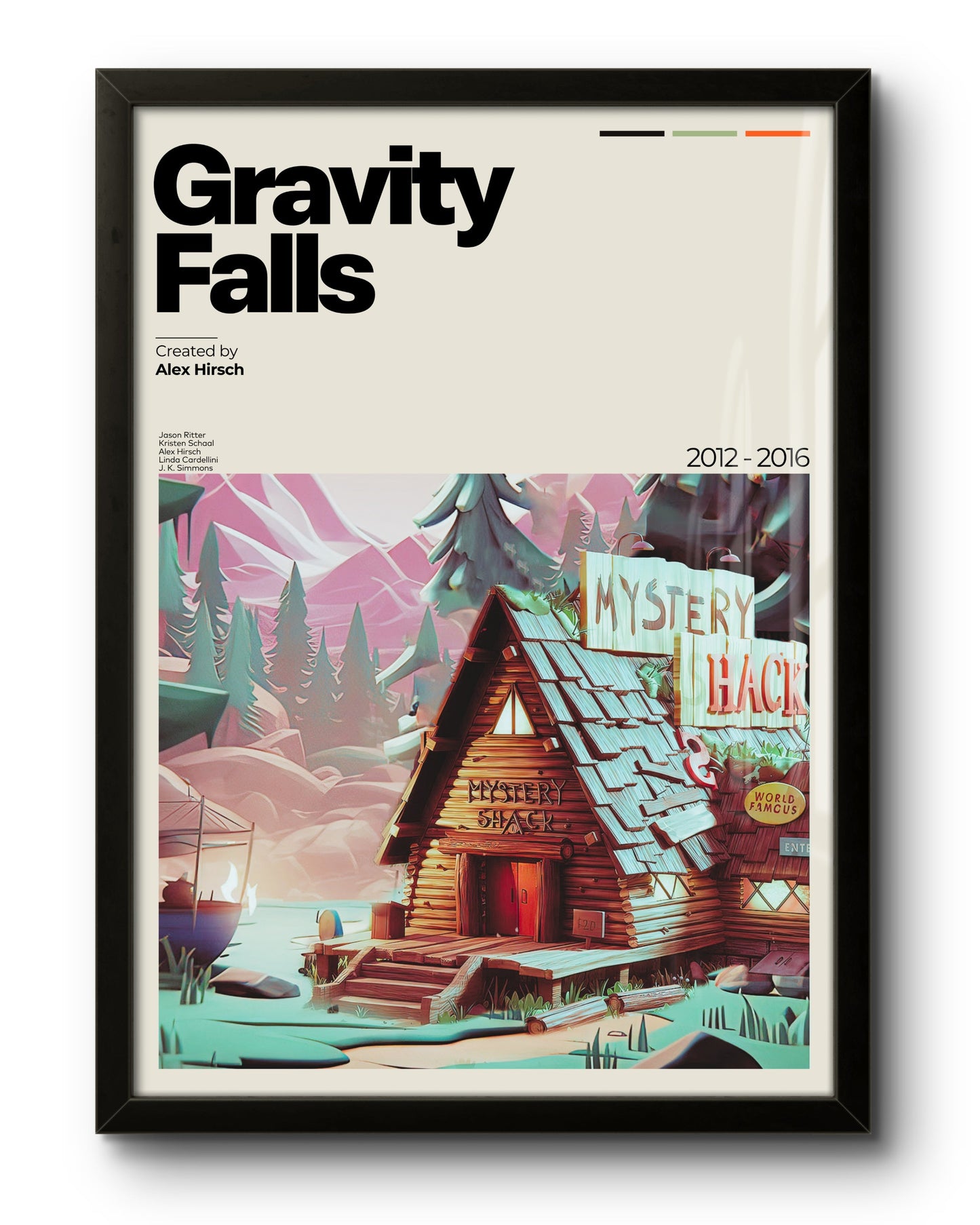 Quadro: Gravity Falls (2012)