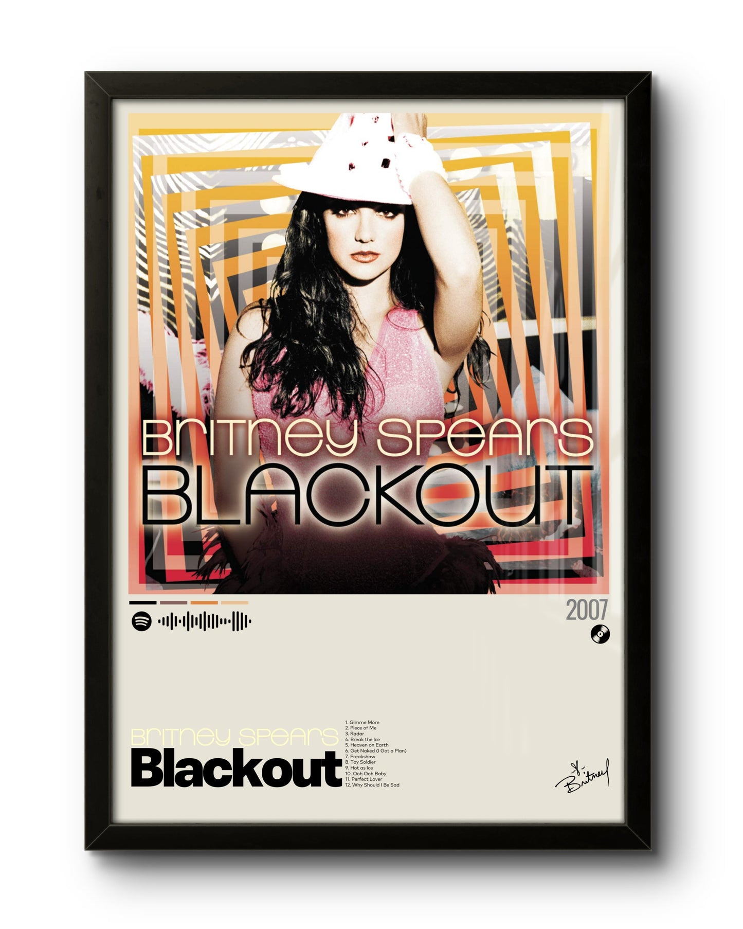 Quadro: Blackout (2007) by Britney Spears