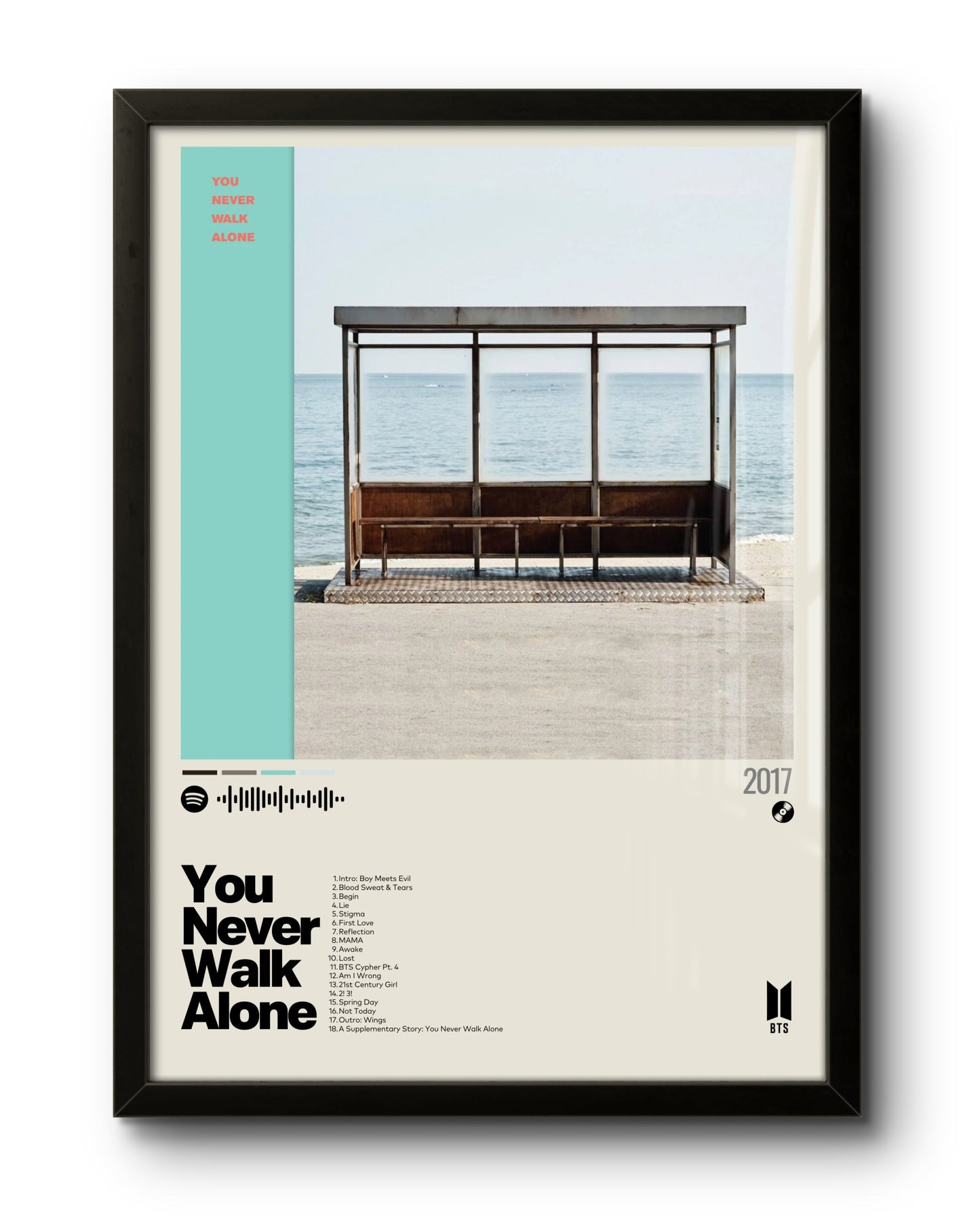 Quadro: You Never Walk Alone (2017) by BTS