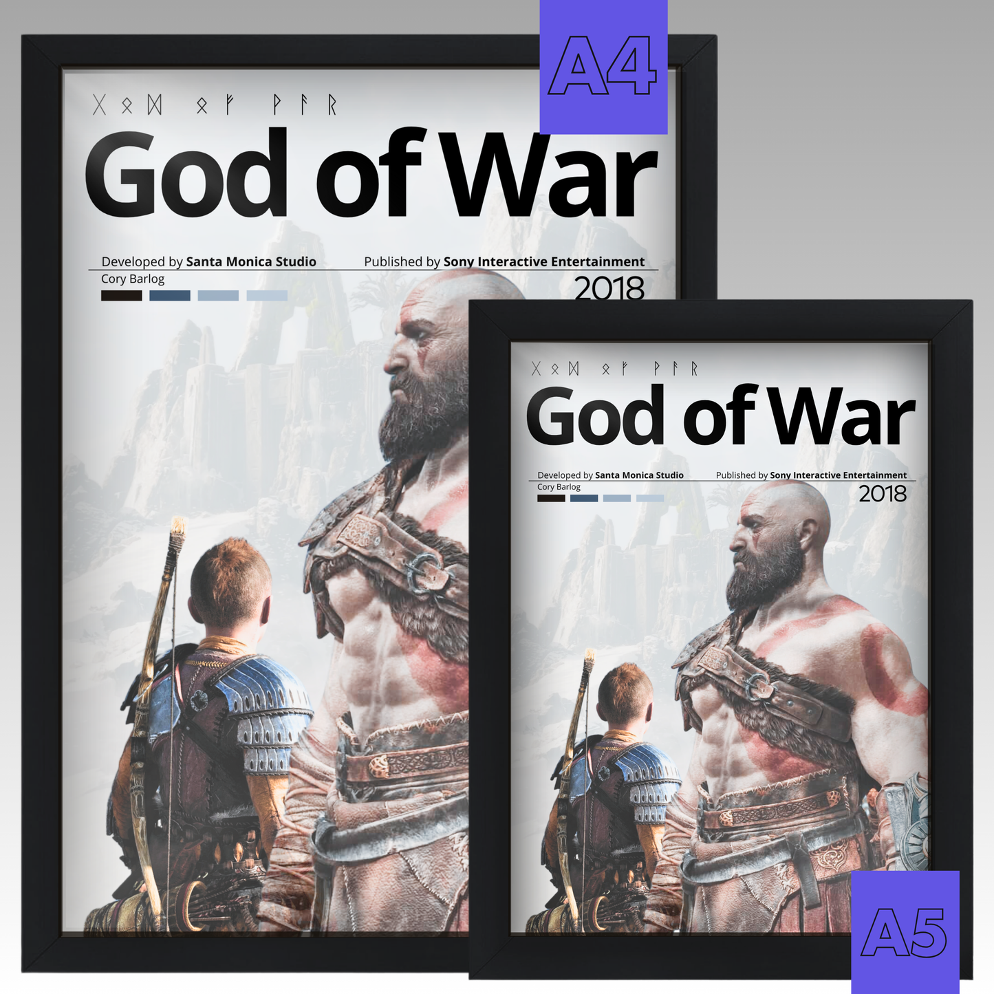 Quadro: God of War (2018) v2 - Quadraê