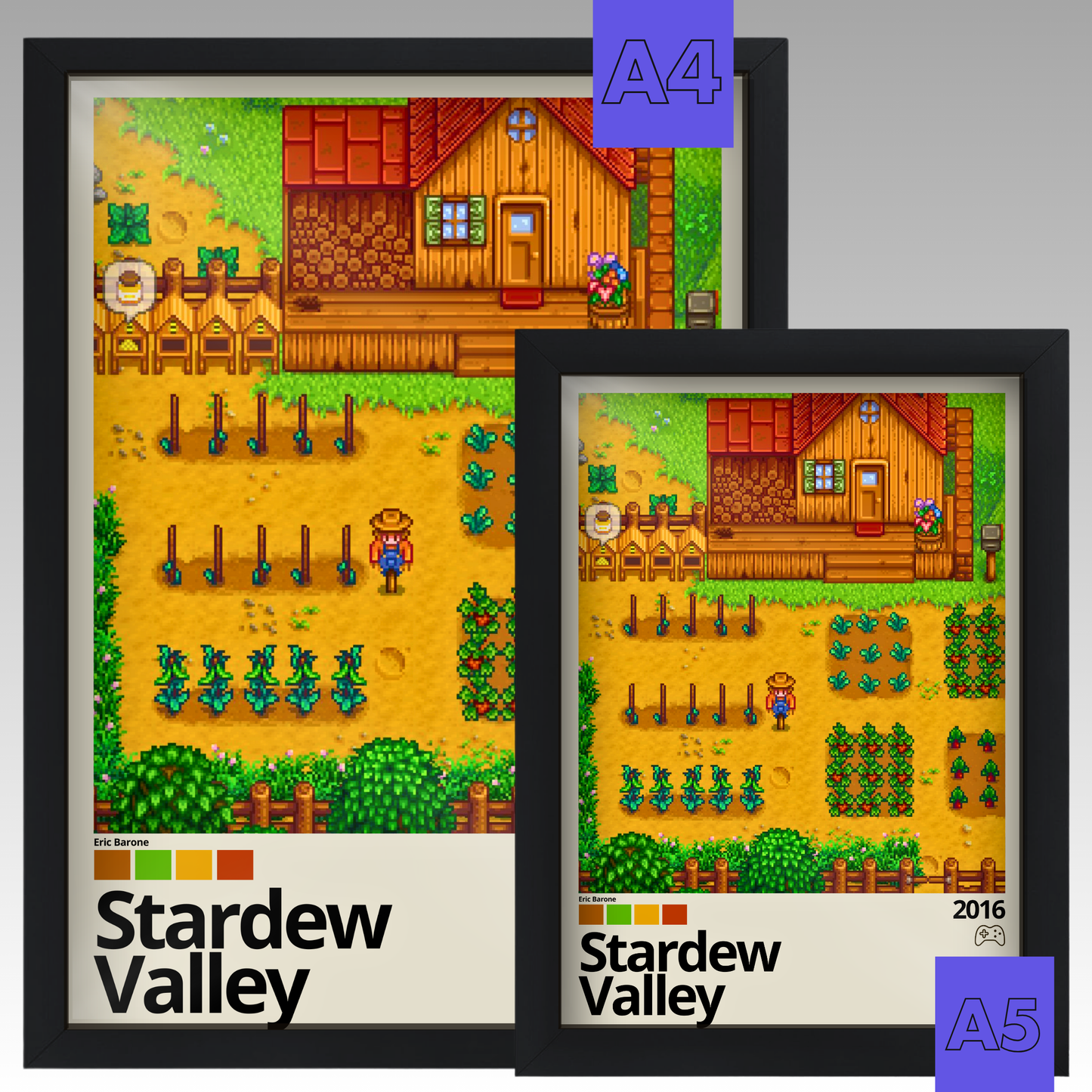 Quadro: Stardew Valley (2016) - Quadraê