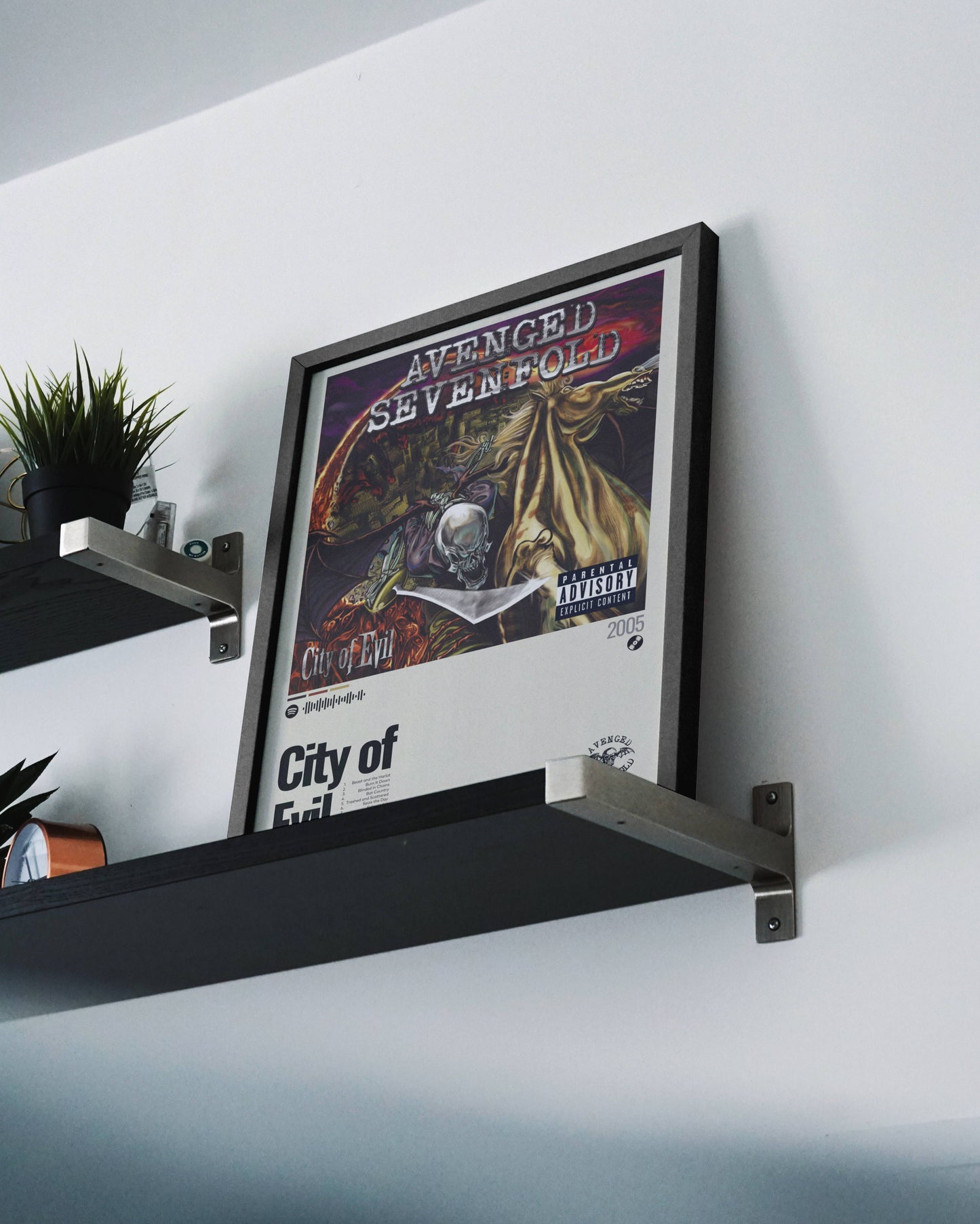 Quadro: City of Evil (2005) by Avenged Sevenfold - Quadraê