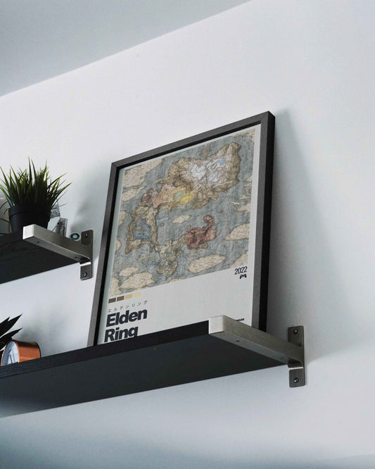 Quadro: Mapa The Lands Between (Elden Ring)