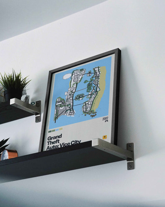Quadro: Mapa Grand Theft Auto: Vice City (GTA: Vice City)