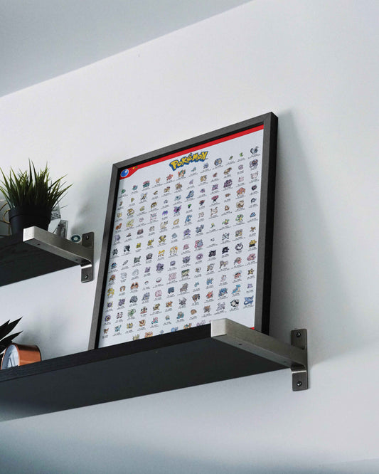 Quadro: 151 Pokémons - Primeira Geração