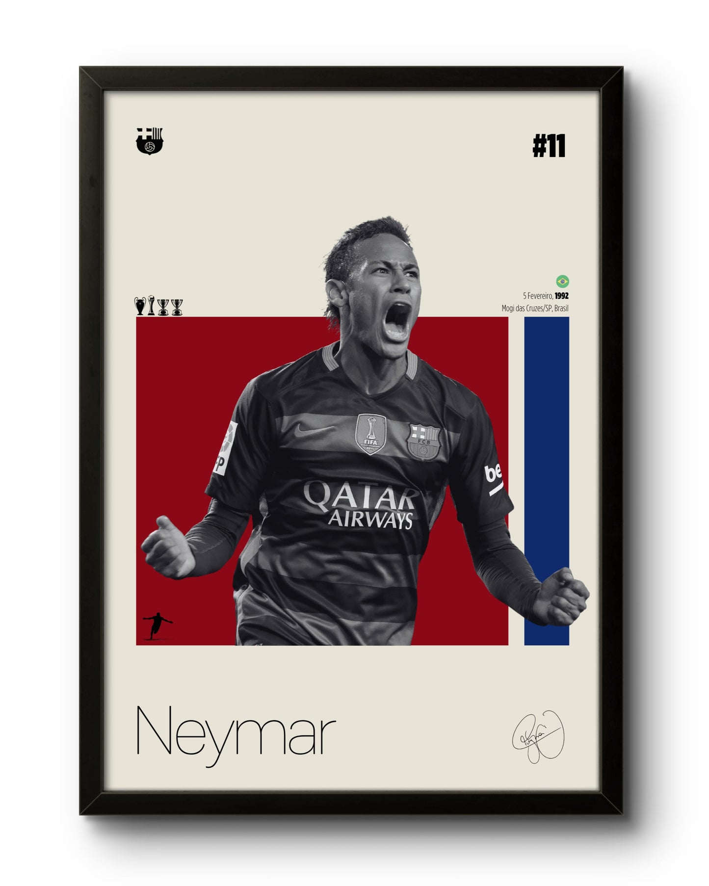 Quadro: Neymar Jr. (FCB)