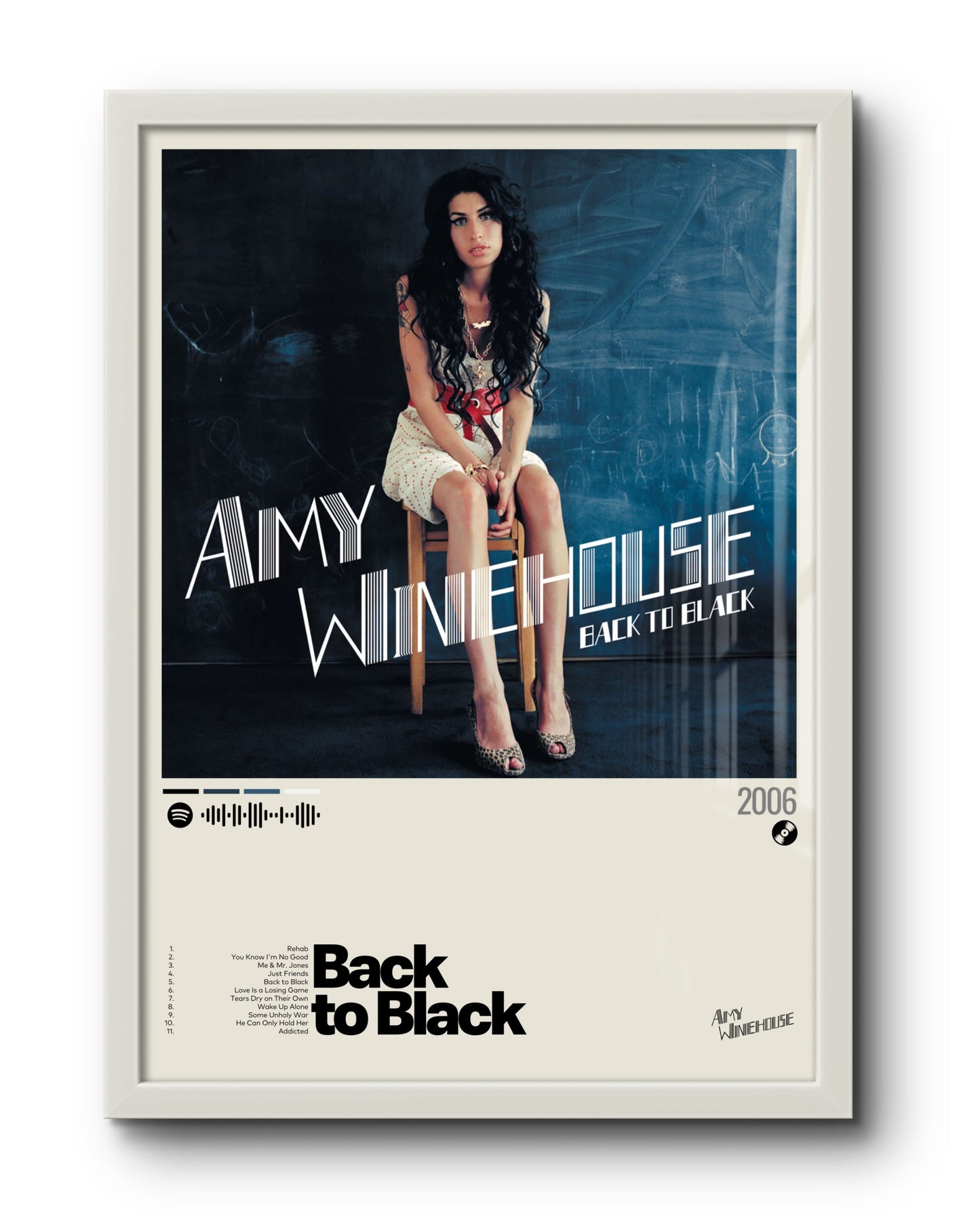 Quadro: Back to Black (2006) by Amy Winehouse
