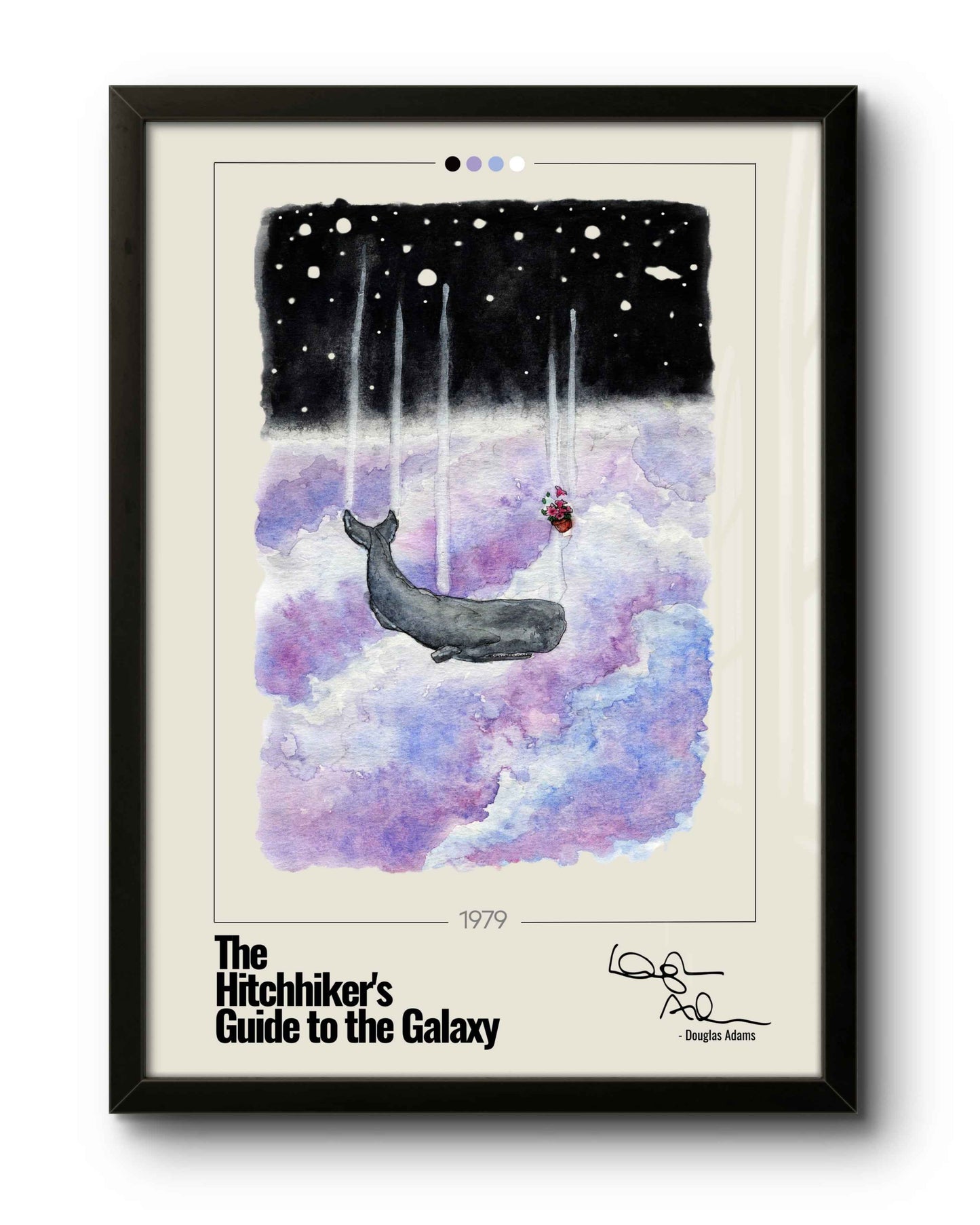 Quadro: O Guia do Mochileiro das Galáxias (1979) by Douglas Adams