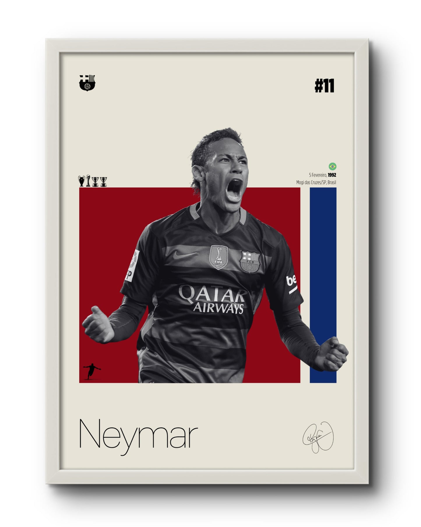 Quadro: Neymar Jr. (FCB)