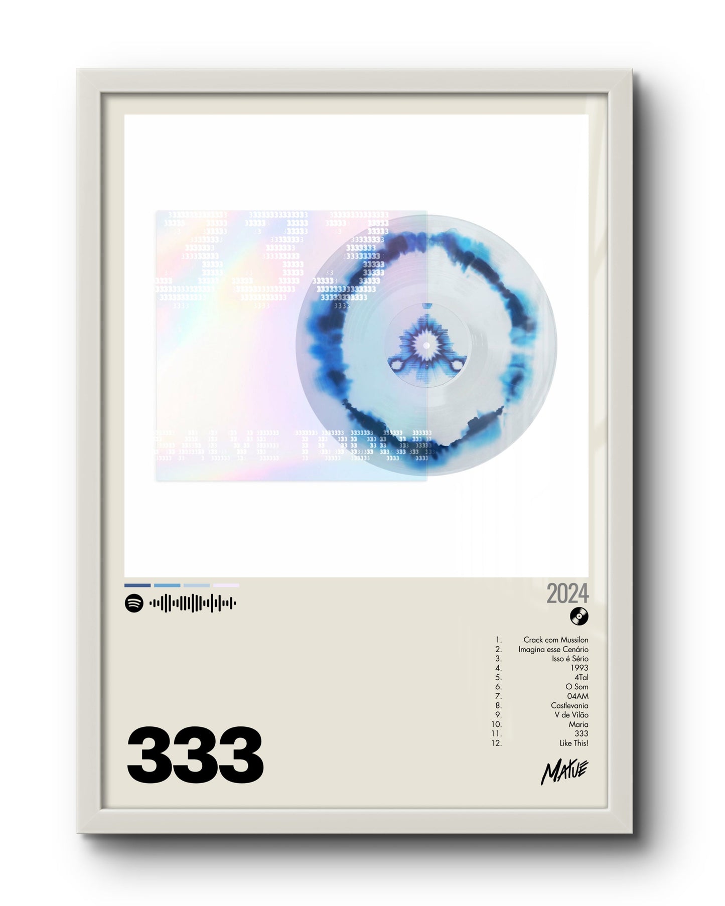 Quadro: 333 (2024) by Matuê