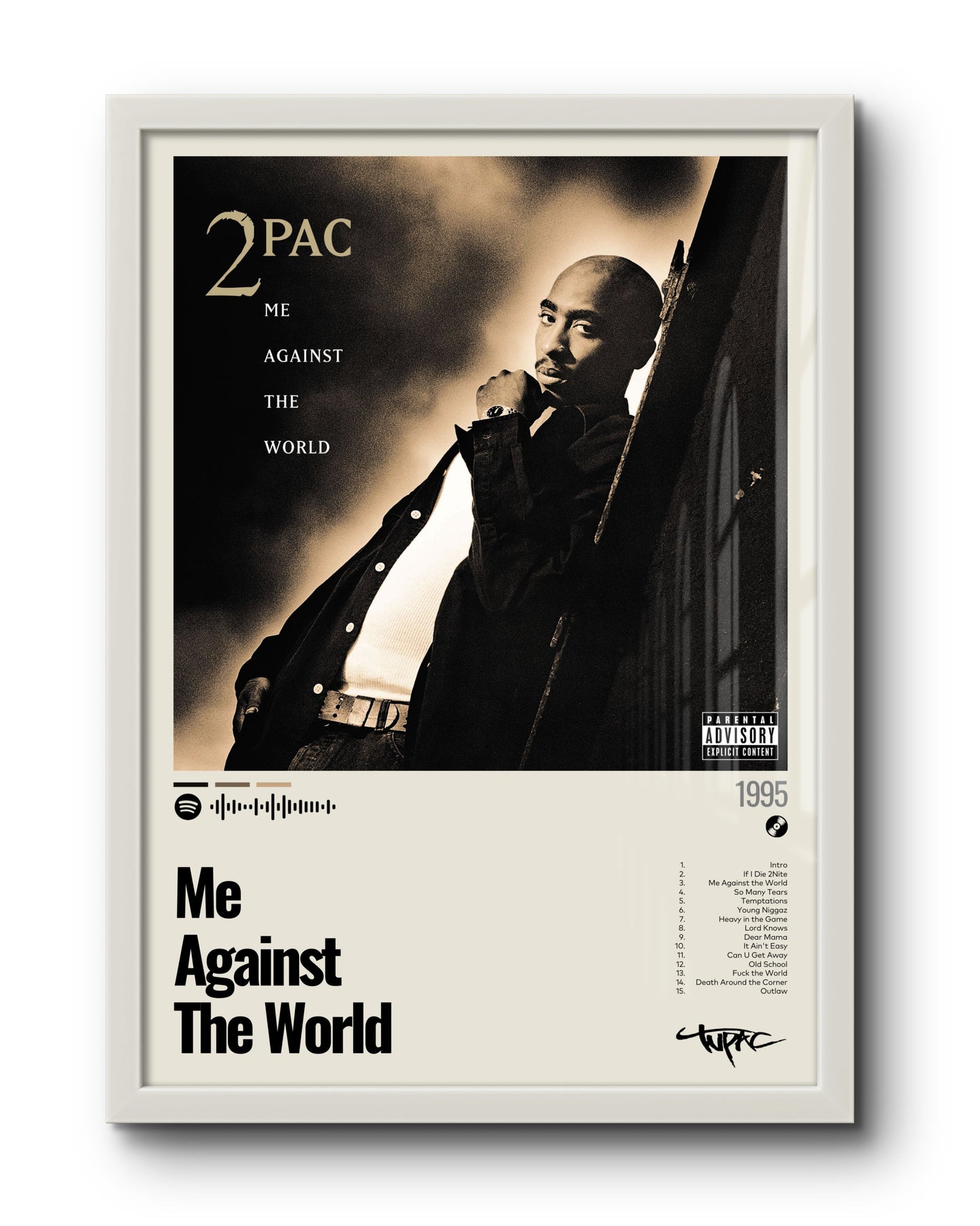Quadro: Me Against The World (1995) by 2Pac