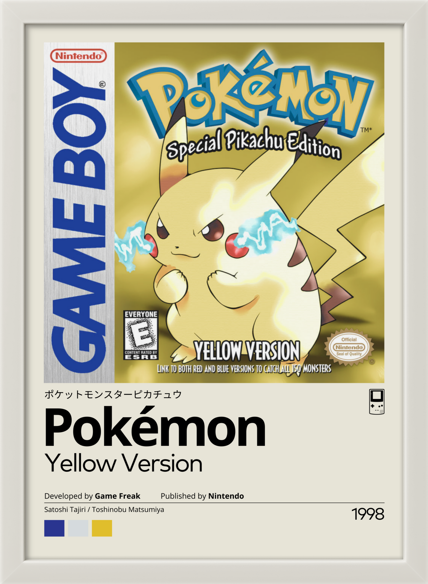 Quadro: Pokémon Yellow (1998)