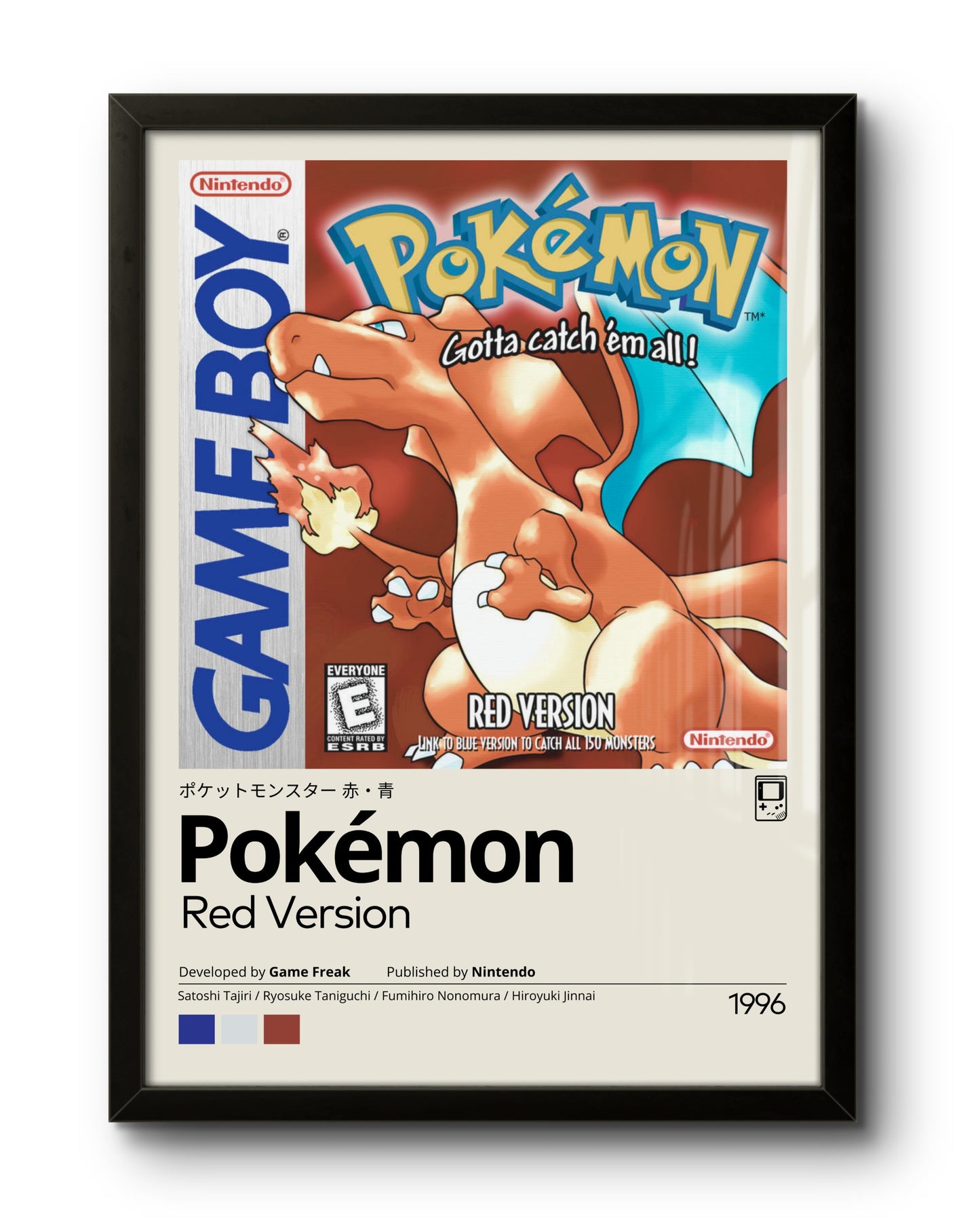 Quadro: Pokémon Red (1996)