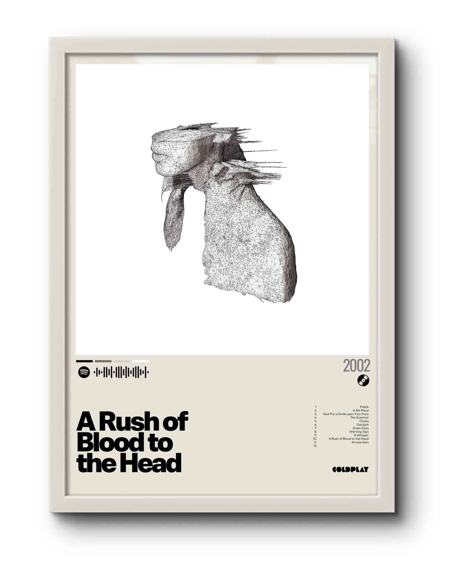 Quadro: A Rush of Blood to the Head (2002) by Coldplay