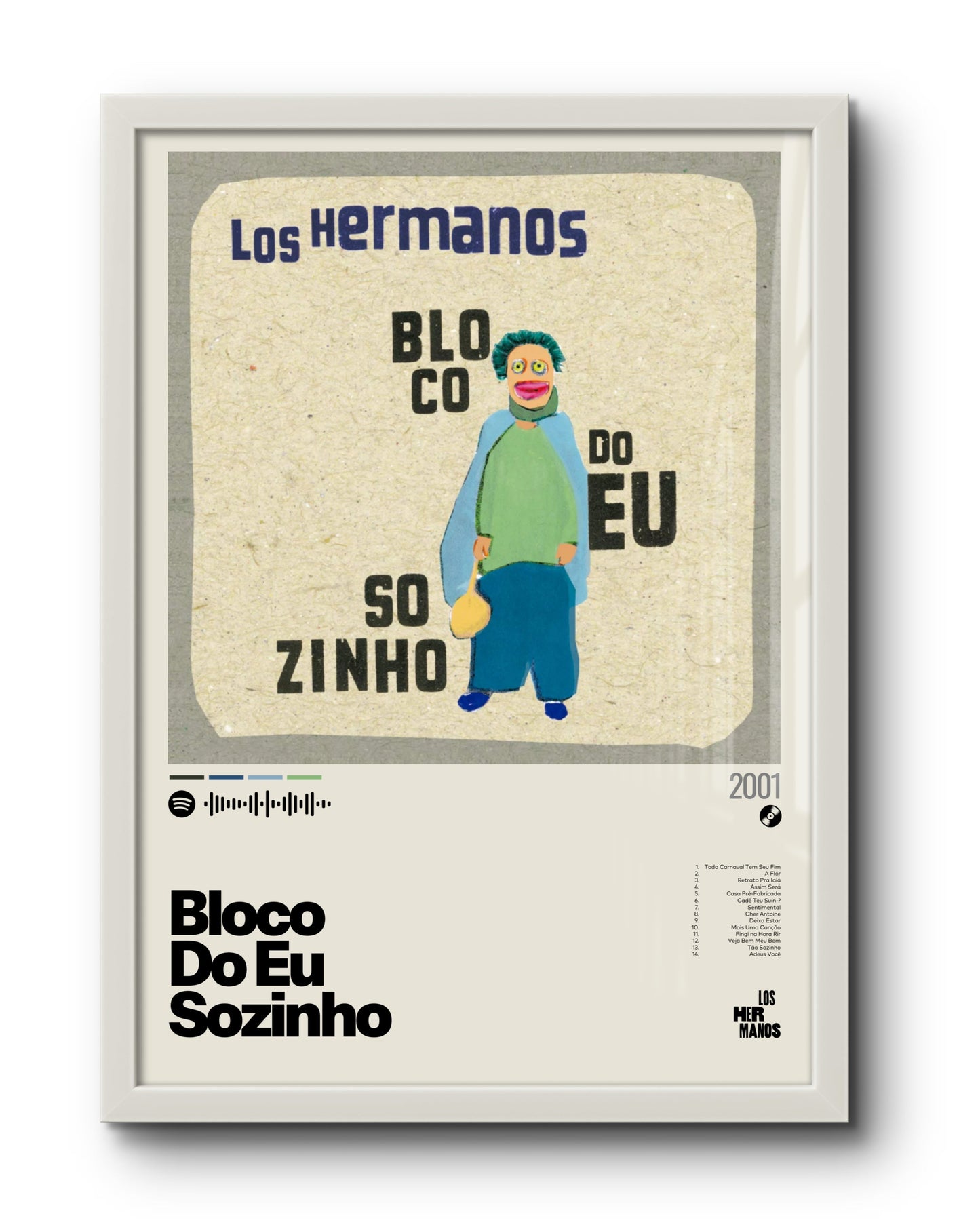Quadro: Bloco do Eu Sozinho (2001) por Los Hermanos