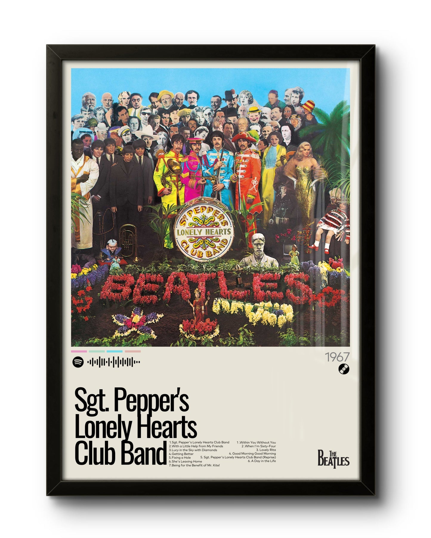 Quadro: Sgt. Pepper's Lonely Hearts Club Band (1967) by The Beatles