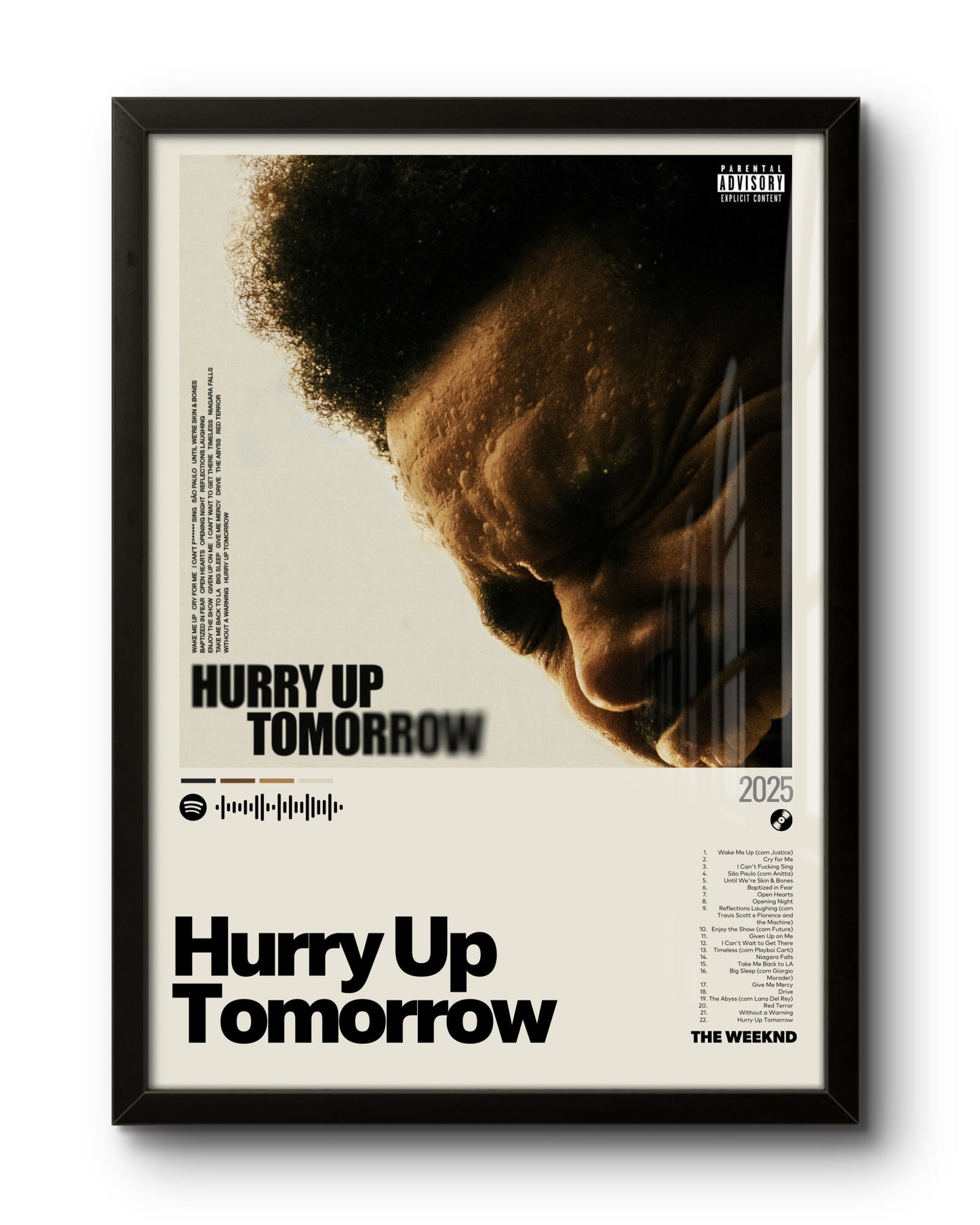 Quadro: Hurry Up Tomorrow (2025) by The Weeknd