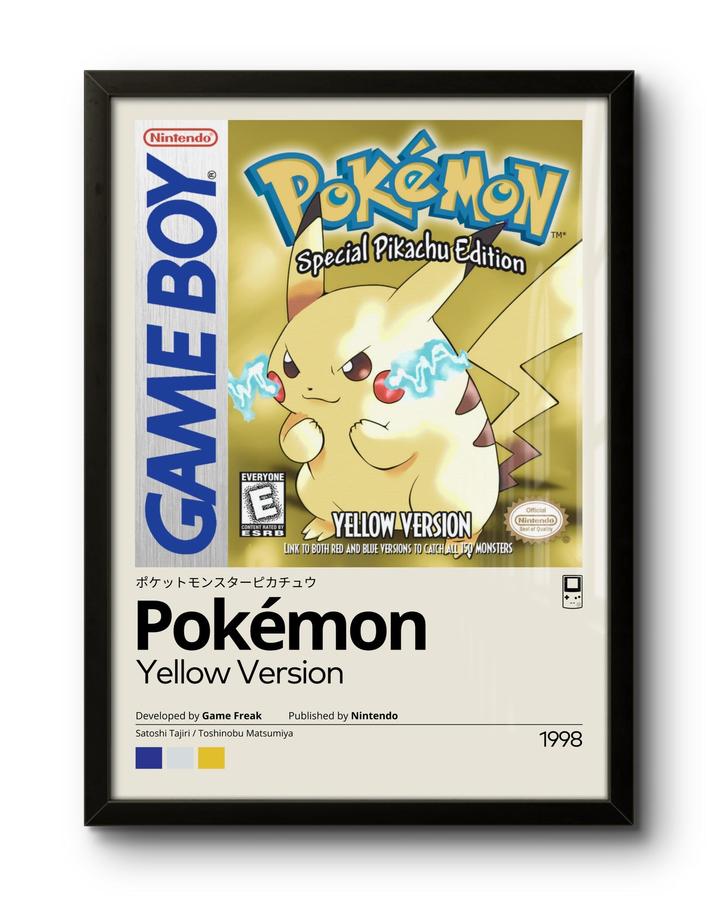 Quadro: Pokémon Yellow (1998)