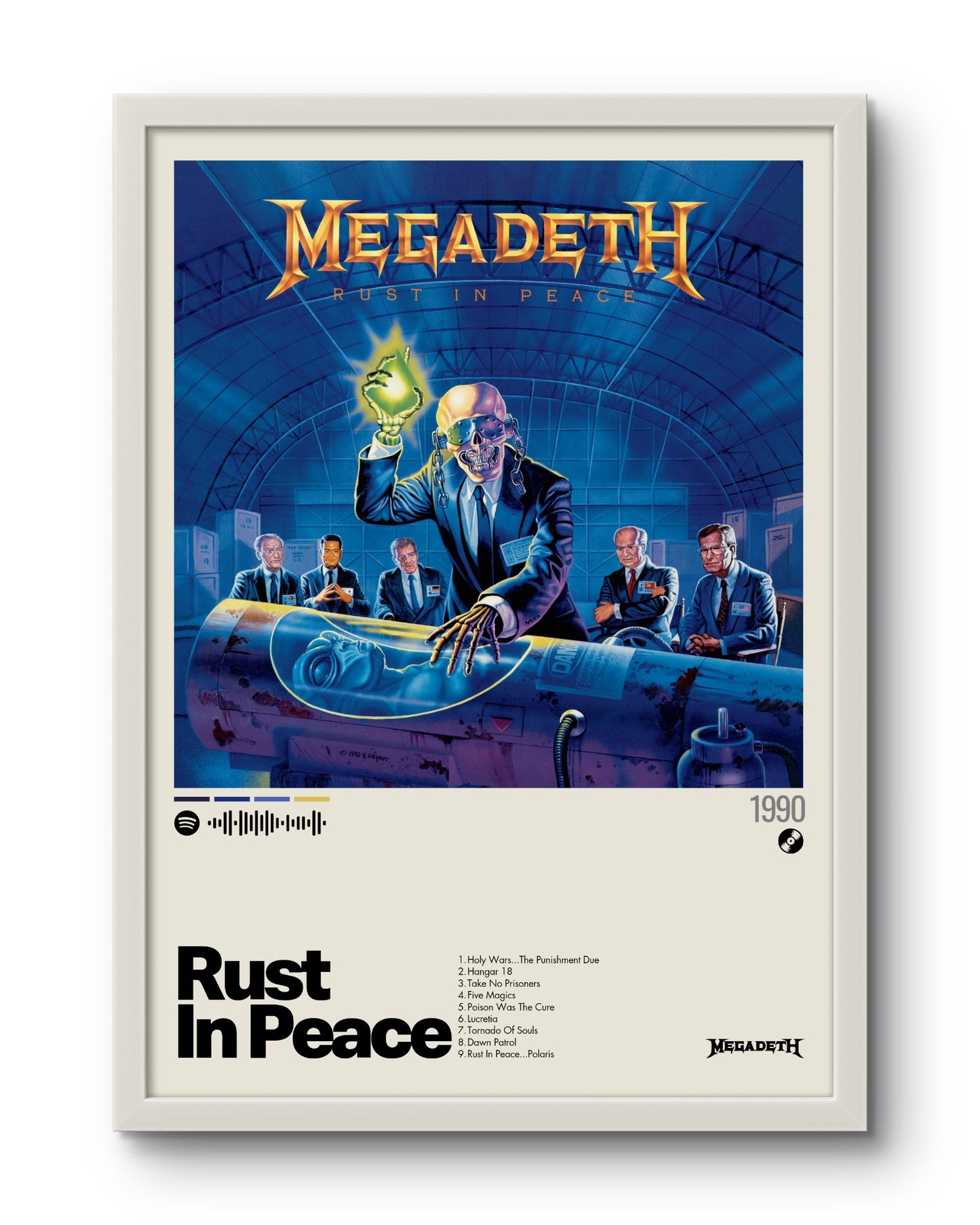 Quadro: Rust in Peace (1990) by Megadeth
