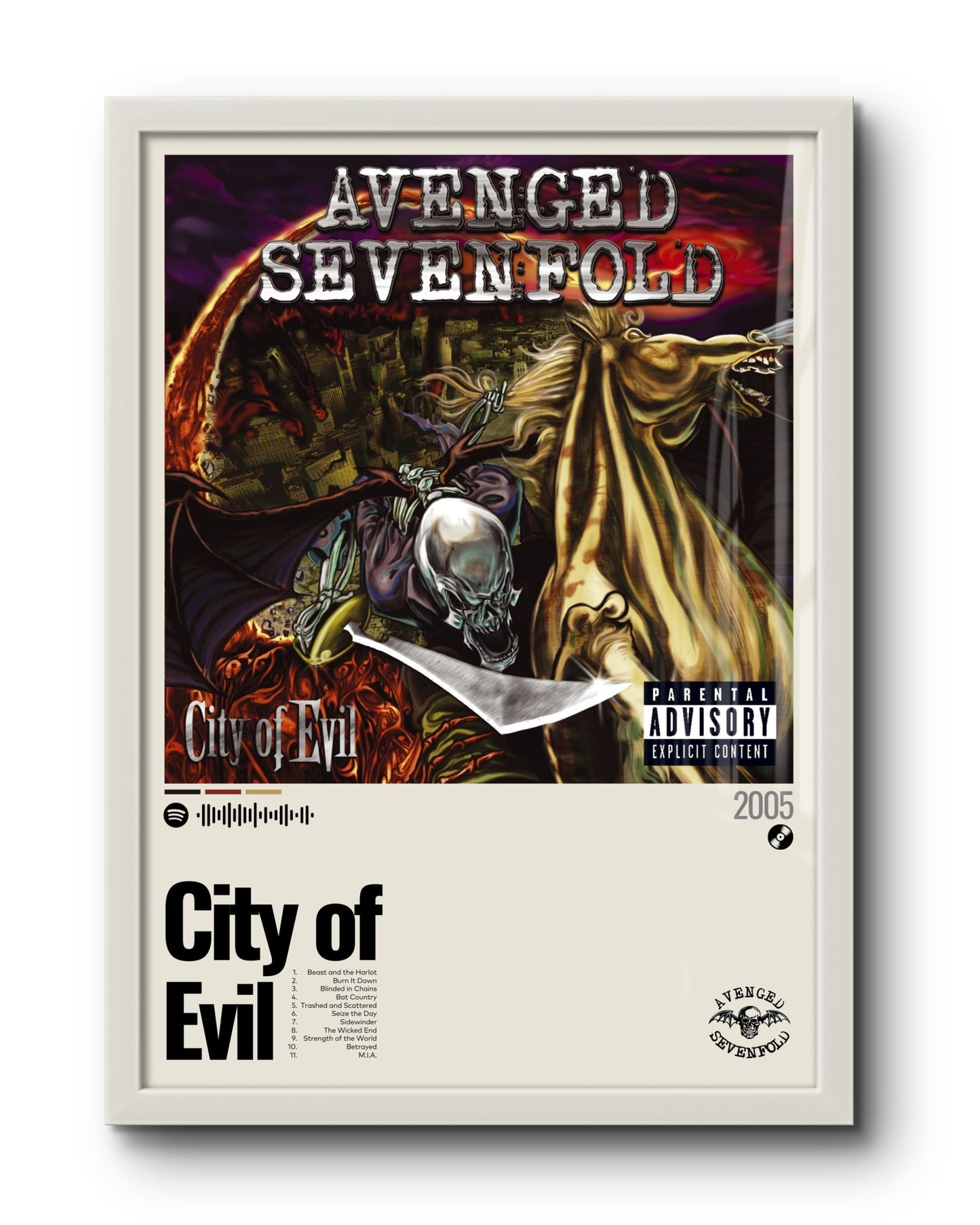 Quadro: City of Evil (2005) by Avenged Sevenfold