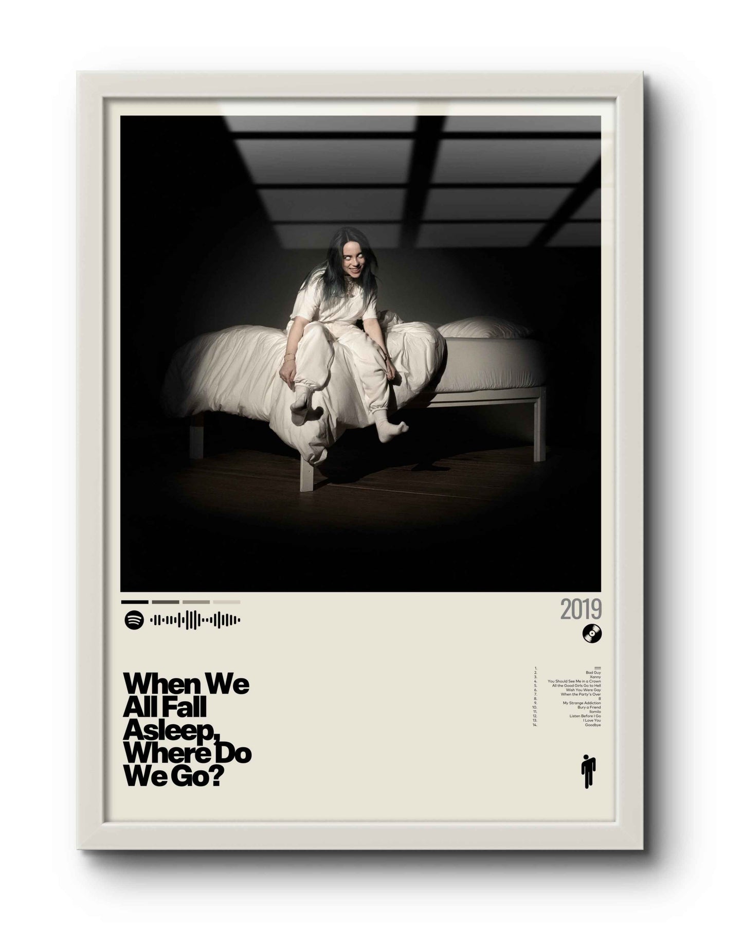 Quadro: When We All Fall Asleep, Where Do We Go? (2019) by Billie Eilish