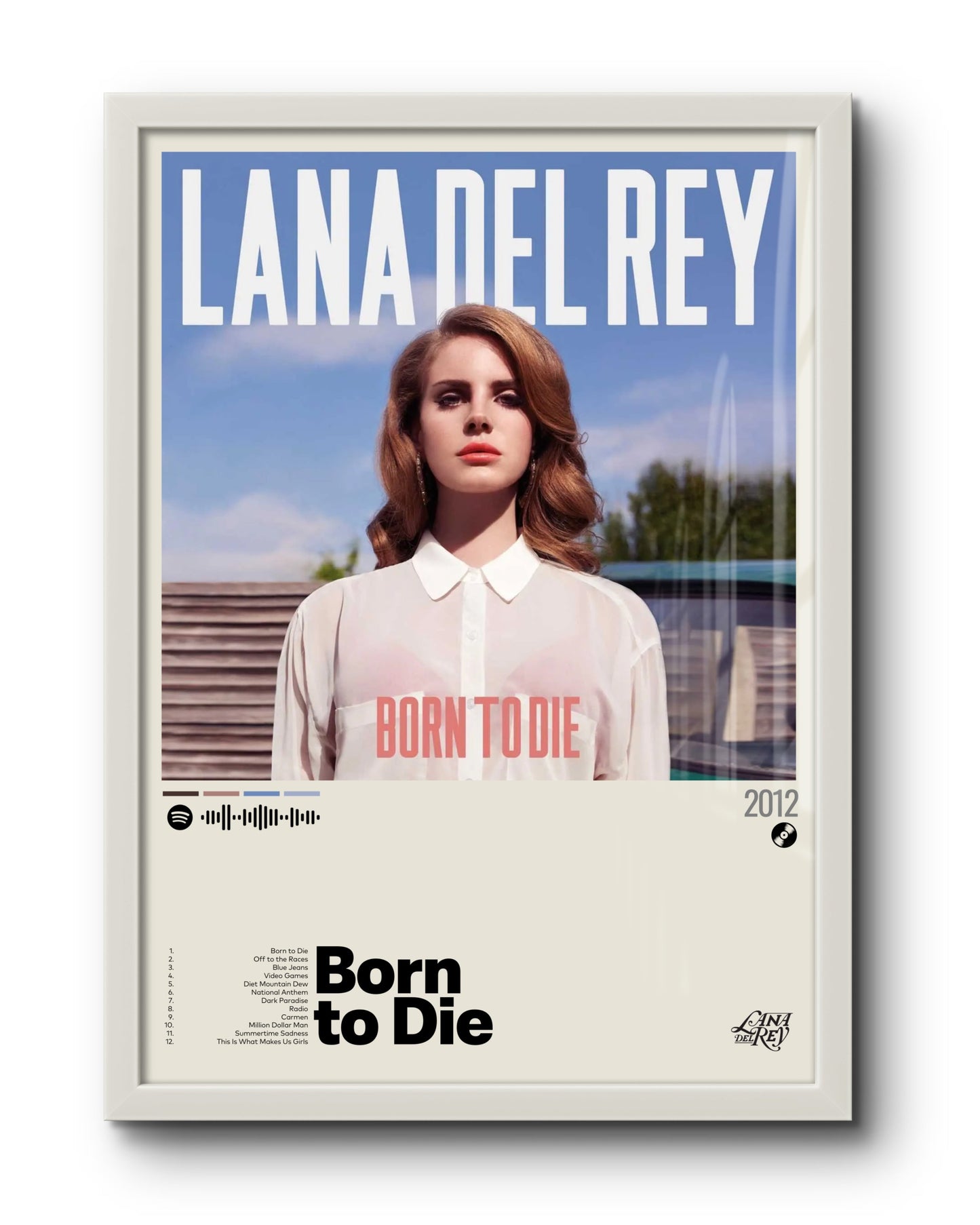 Quadro: Born to Die (2012) by Lana Del Rey