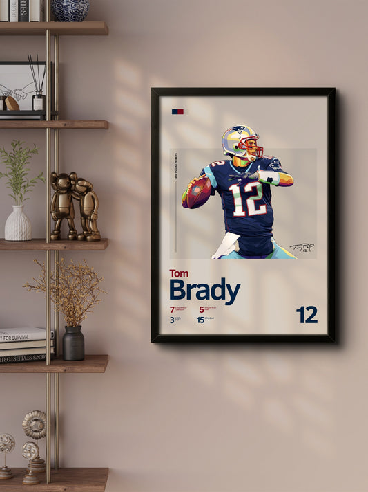 Quadro: Tom Brady (NEP)