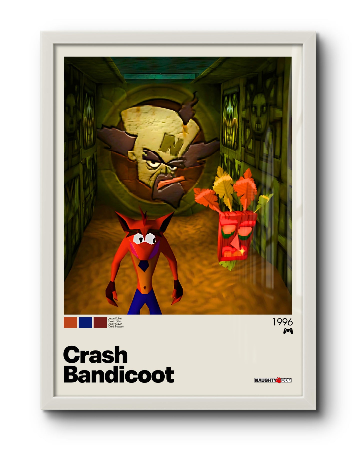 Quadro: Crash Bandicoot (1996)