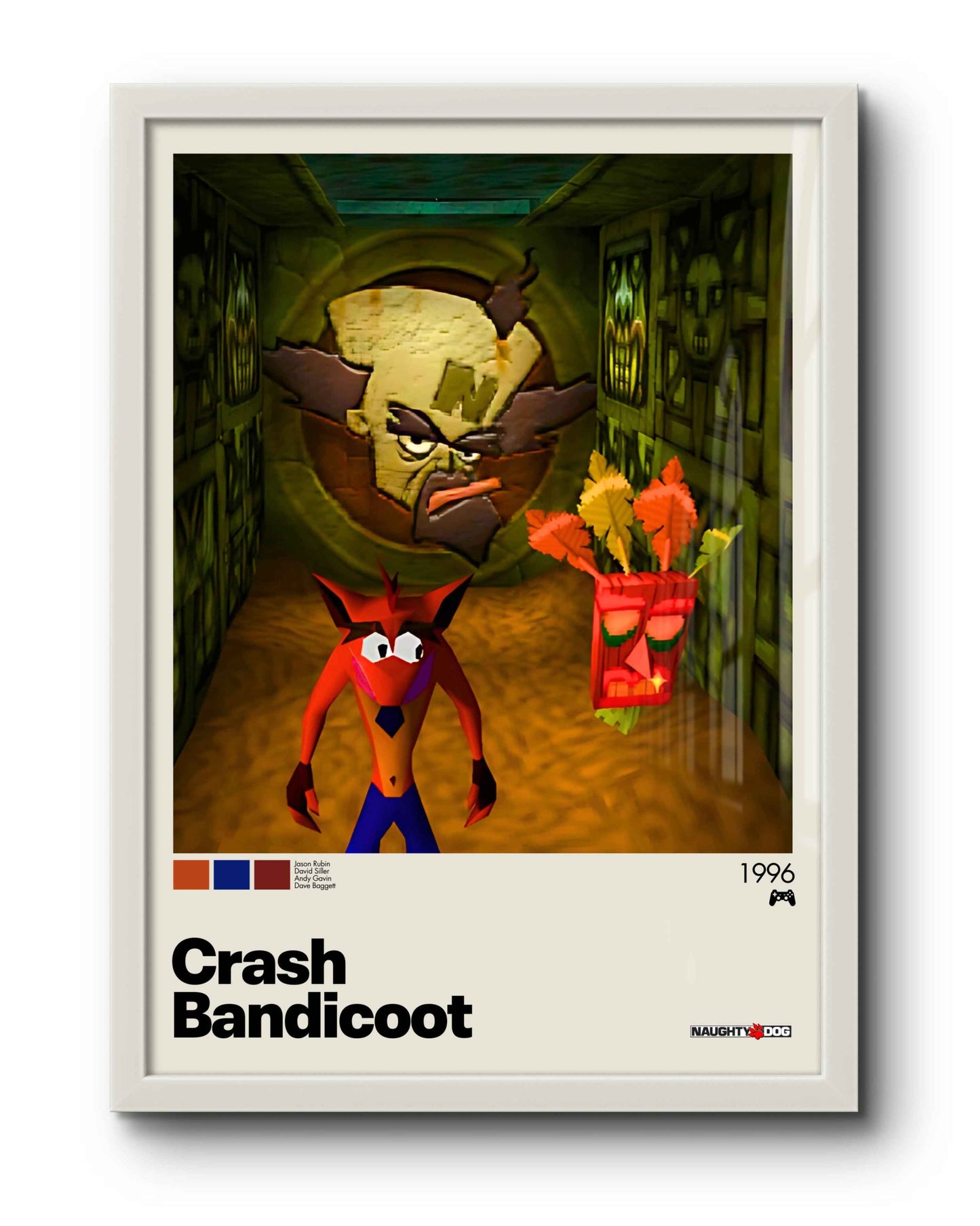 Quadro: Crash Bandicoot (1996)