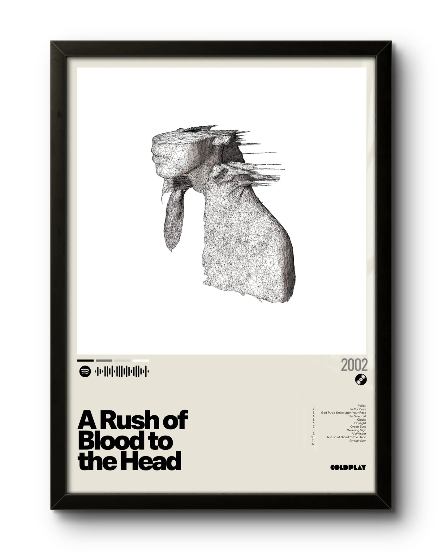 Quadro: A Rush of Blood to the Head (2002) by Coldplay
