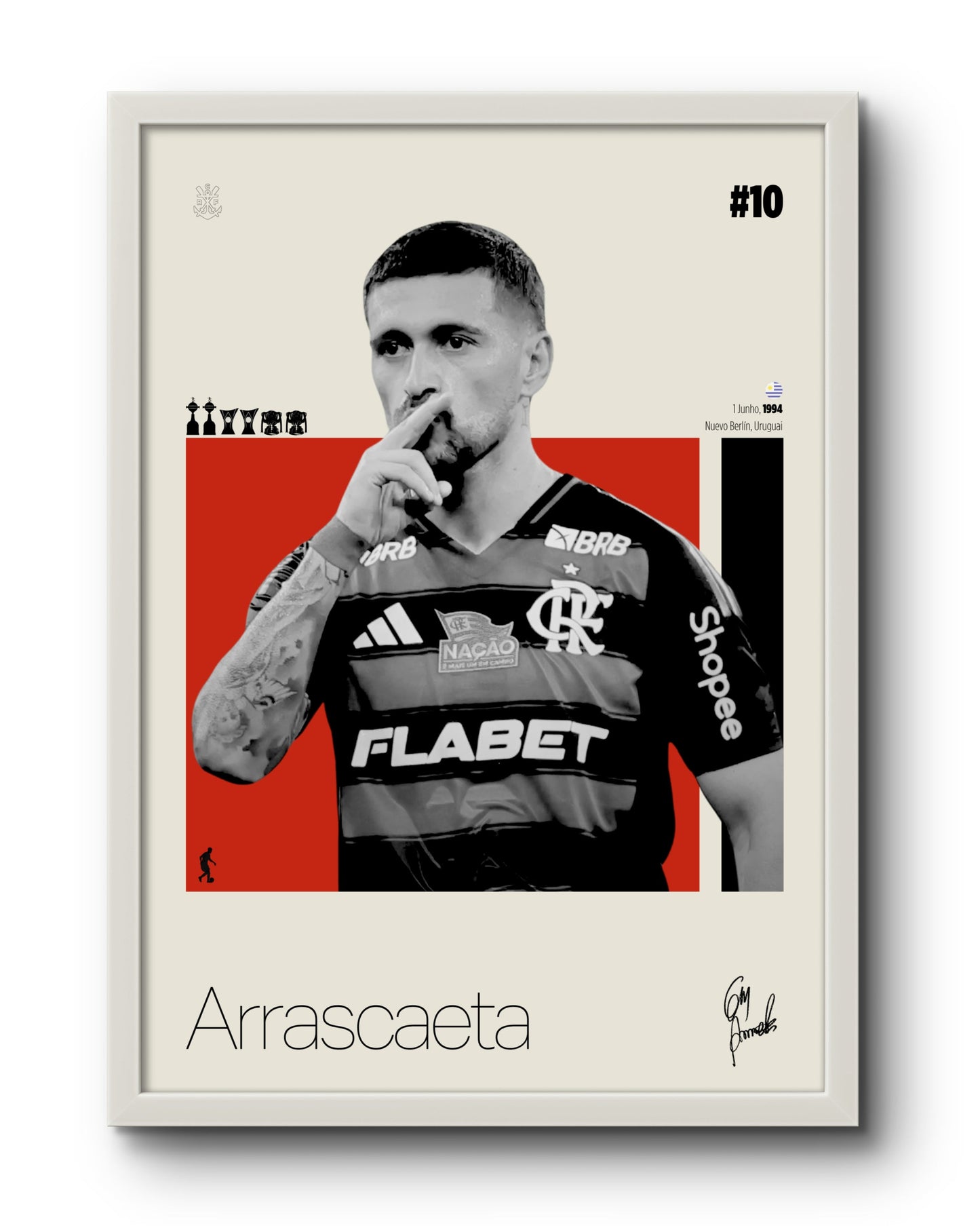 Quadro: Arrascaeta (CRF)