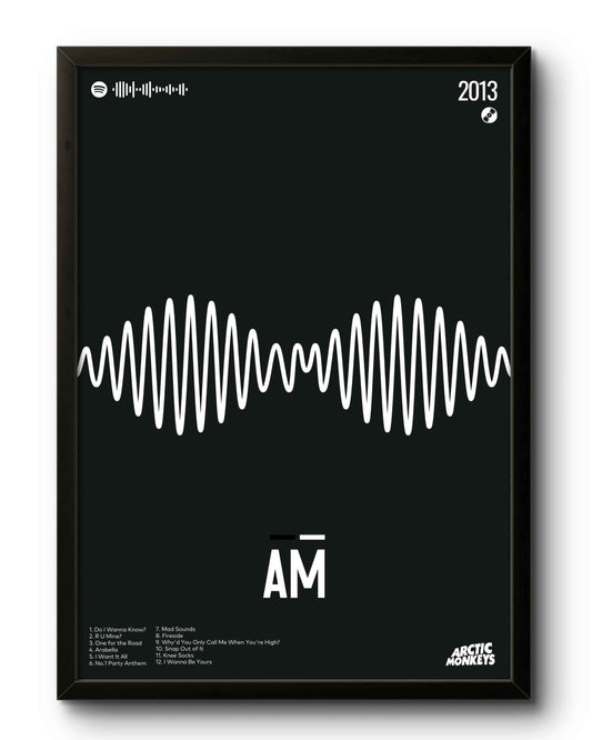 Quadro: AM (2013) by Arctic Monkeys / Full Canvas