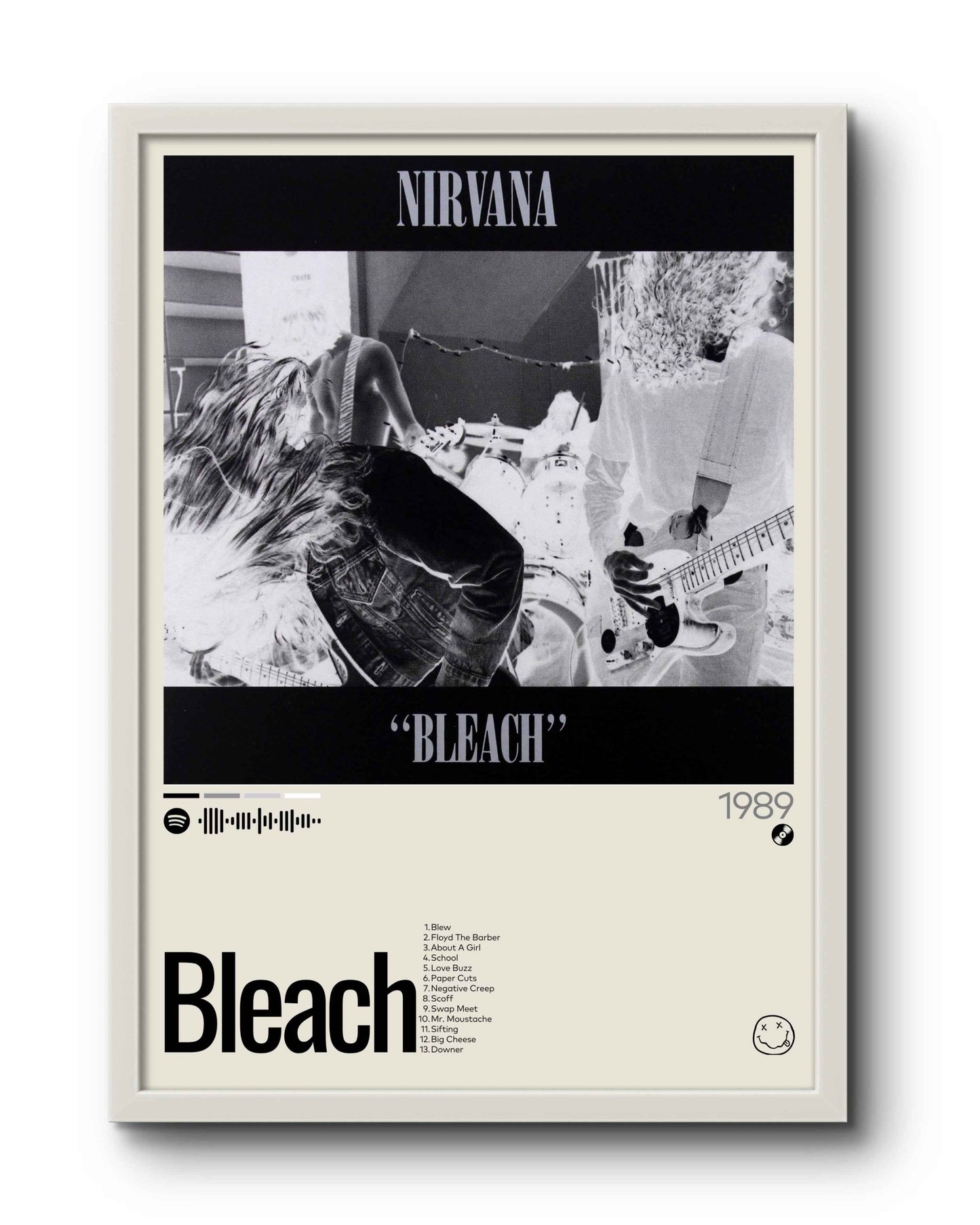 Quadro: Bleach (1989) by Nirvana