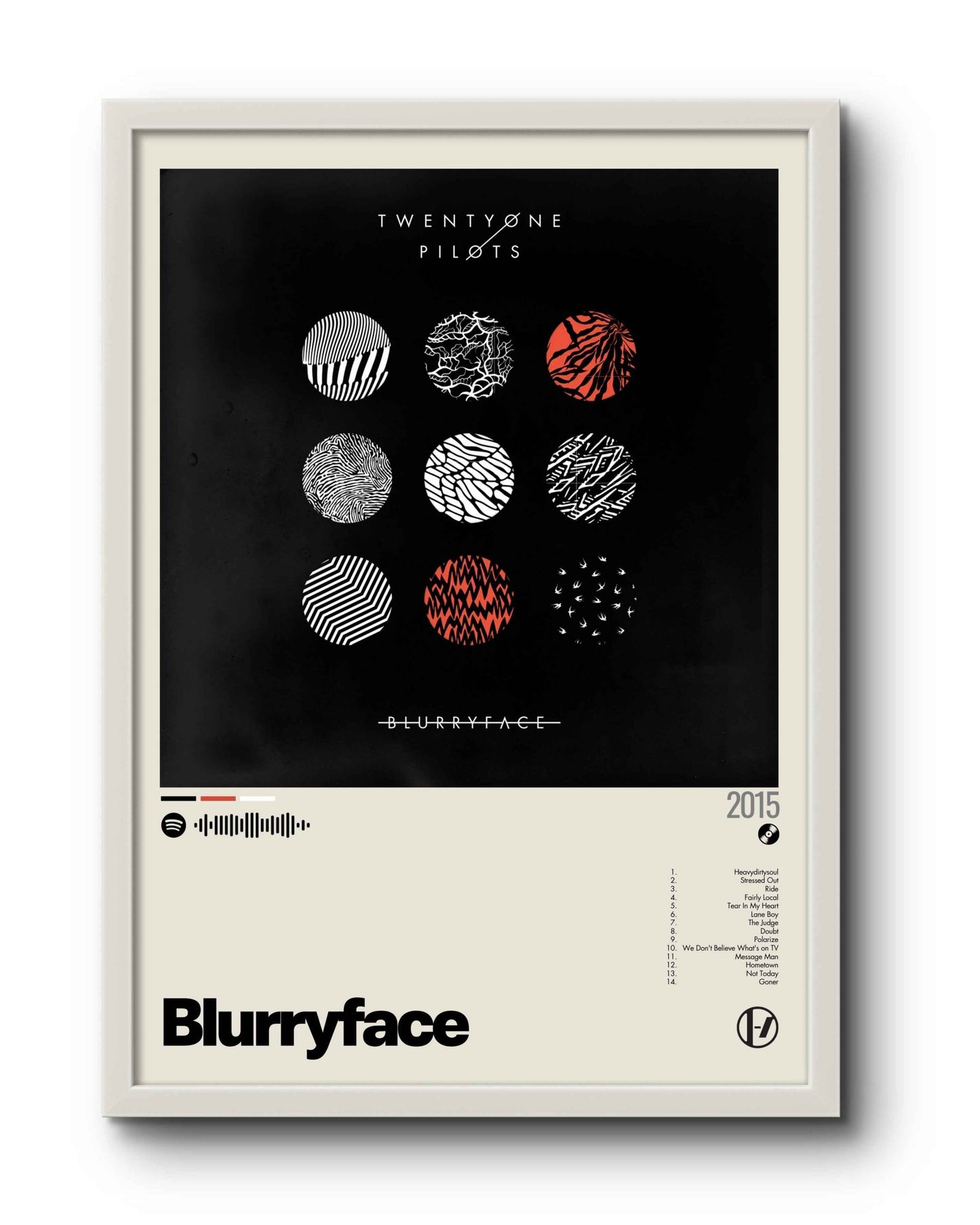 Quadro: Blurryface (2015) by Twenty One Pilots