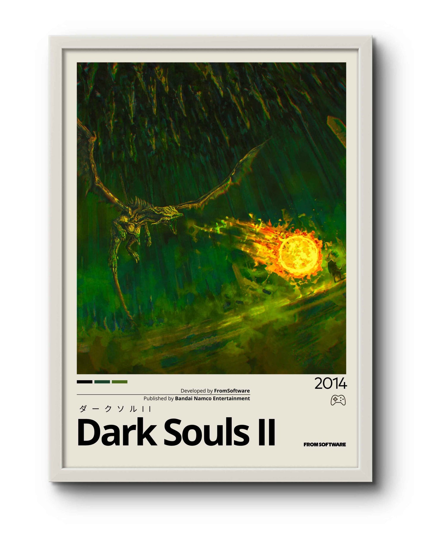 Quadro: Dark Souls II (2014) / Sinh - Quadraê