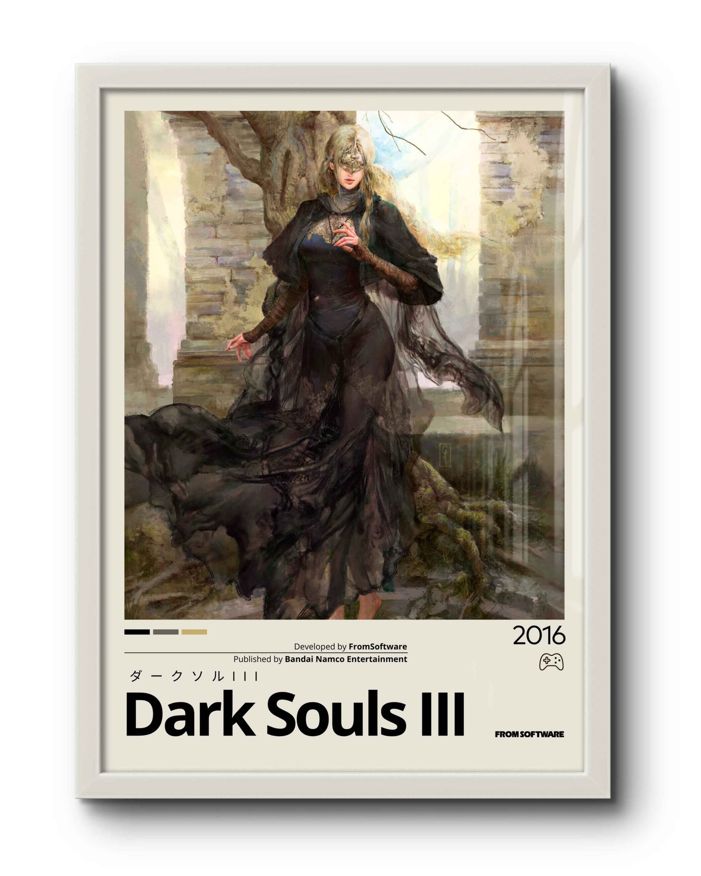 Quadro: Dark Souls III (2016) / Fire Keeper - Quadraê