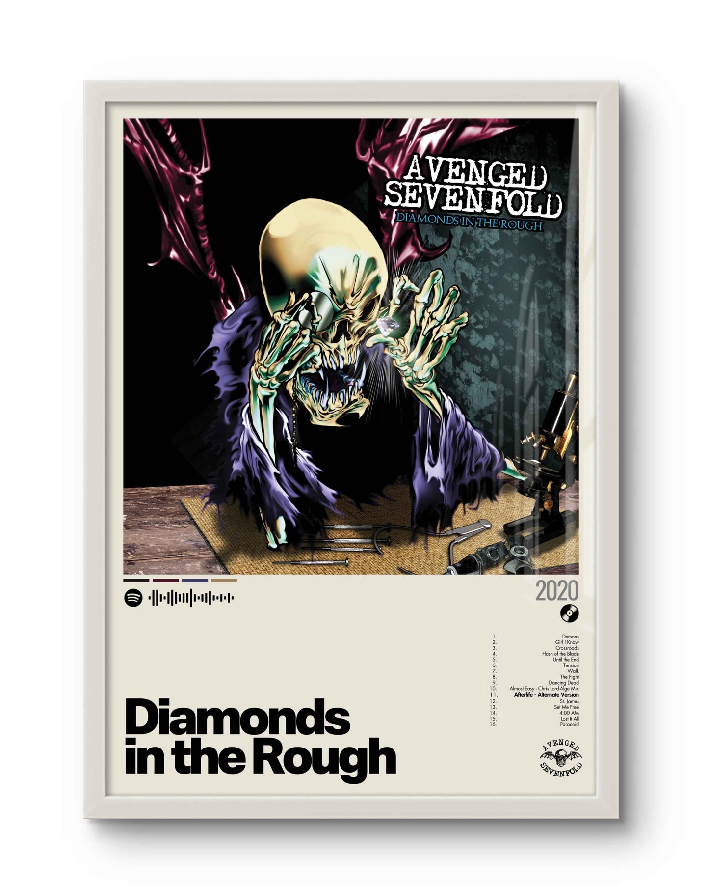 Quadro: Diamonds in the Rough (2020) by Avenged Sevenfold