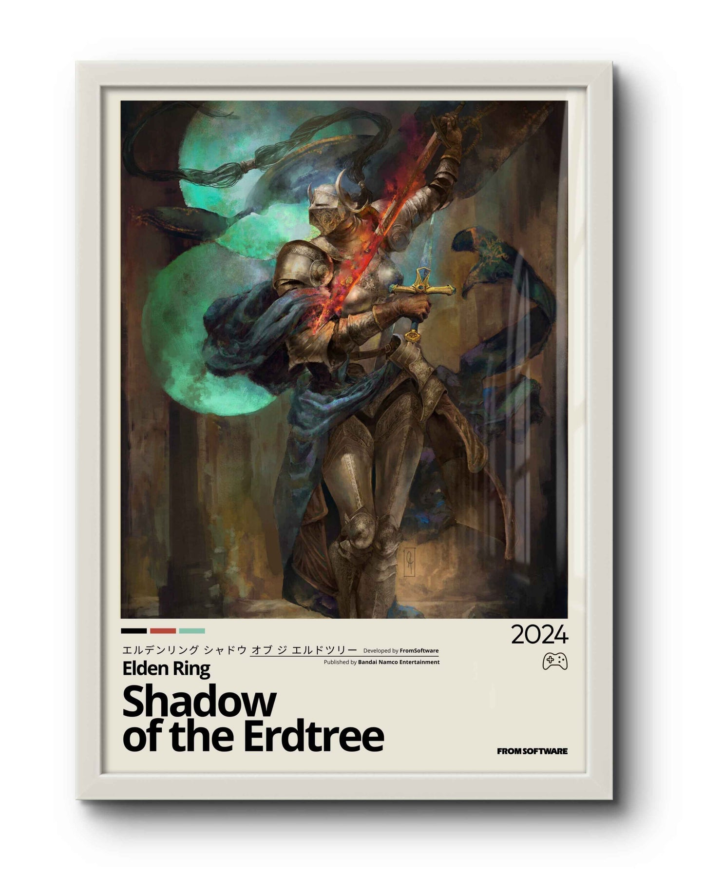 Quadro: Elden Ring Shadow of the Erdtree (2024) / Rellana, Twin Moon Knight - Quadraê