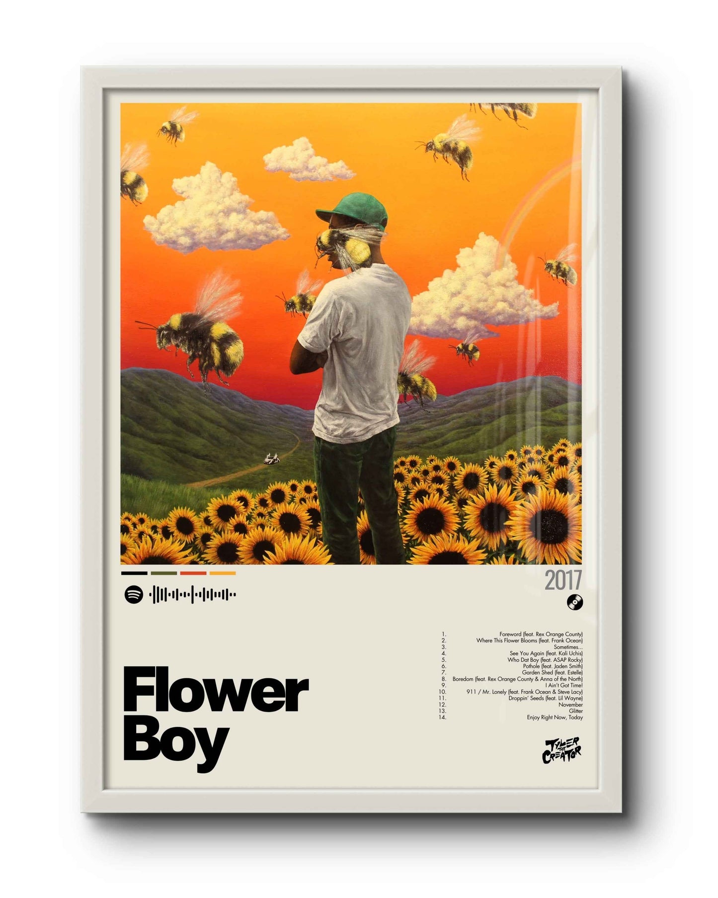 Quadro: Flower Boy (2017) by Tyler, The Creator