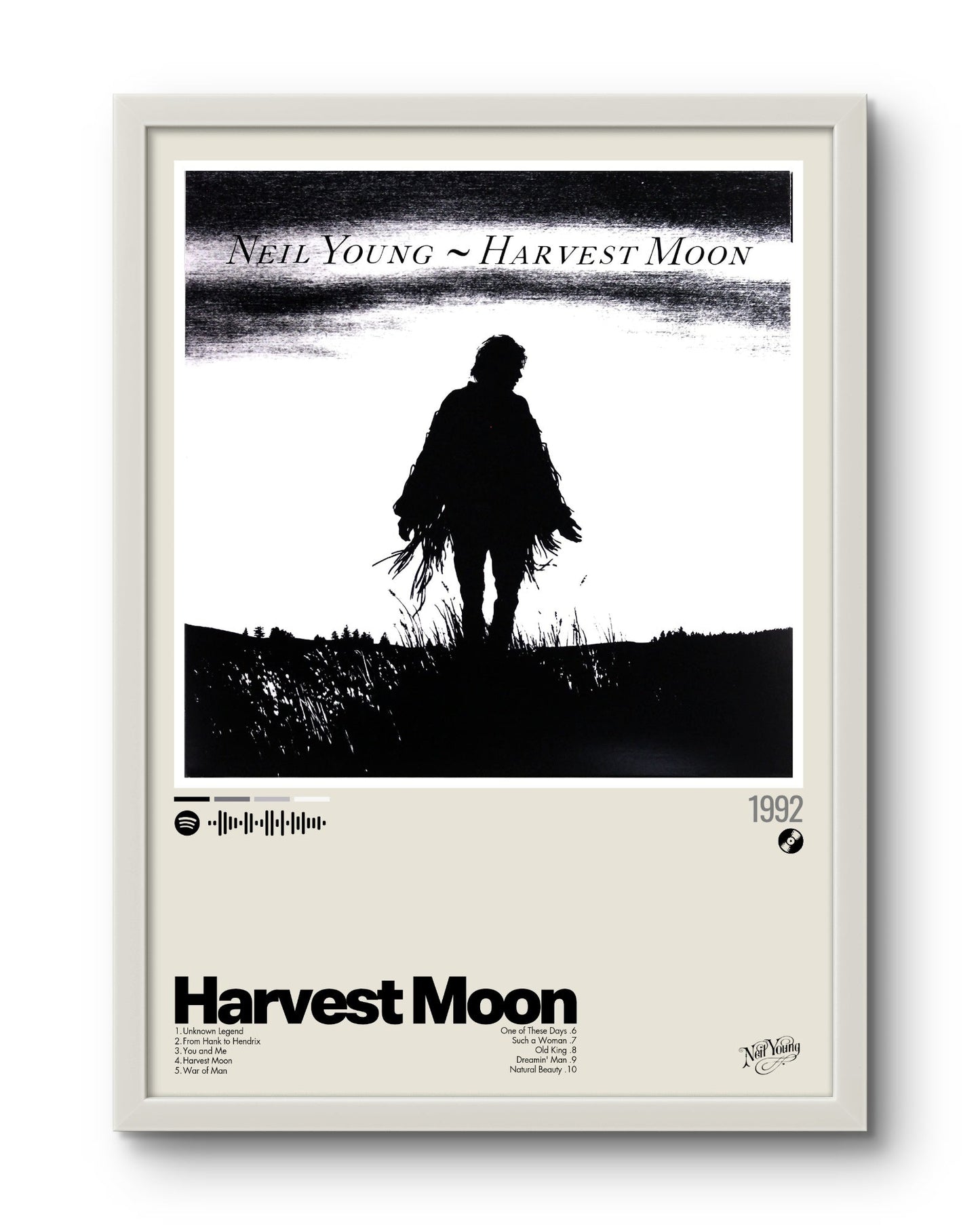 Quadro: Harvest Moon (1992) by Neil Young - Quadraê