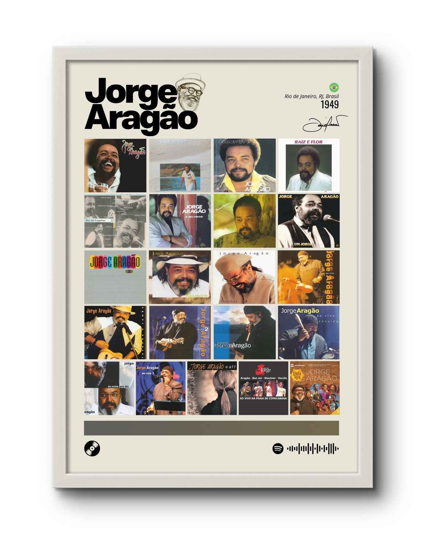 Quadro: Jorge Aragão / Discografia (1949)