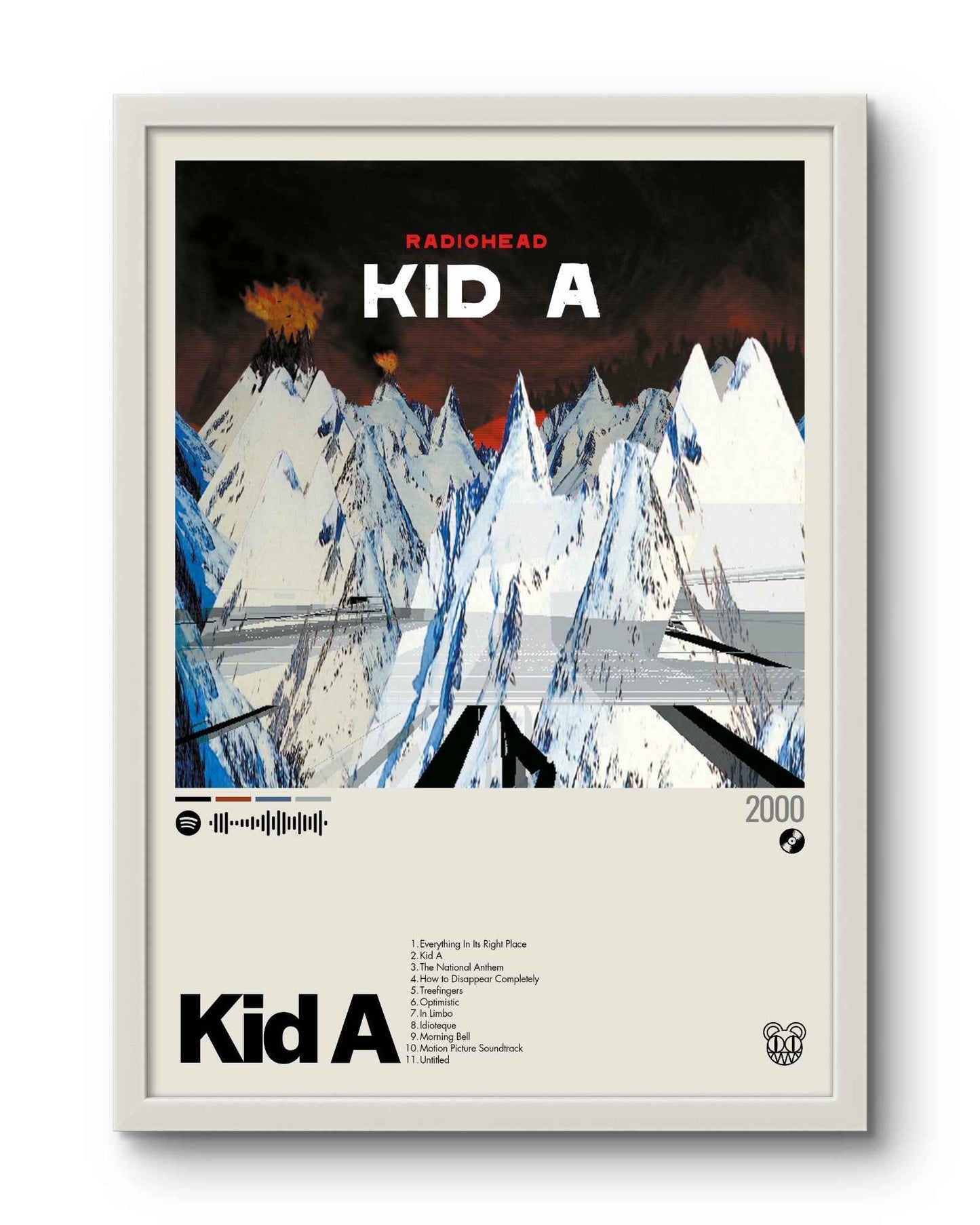 Quadro: Kid A (2000) by Radiohead - Quadraê
