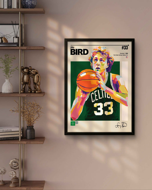 Quadro: Larry Bird / Boston Celtics (NBA)