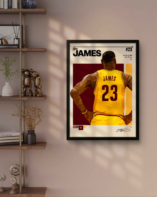 Quadro: Lebron James / Cleveland Cavaliers (NBA)