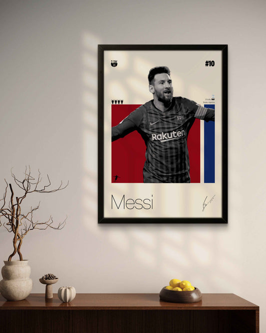 Quadro: Lionel Messi (FCB)